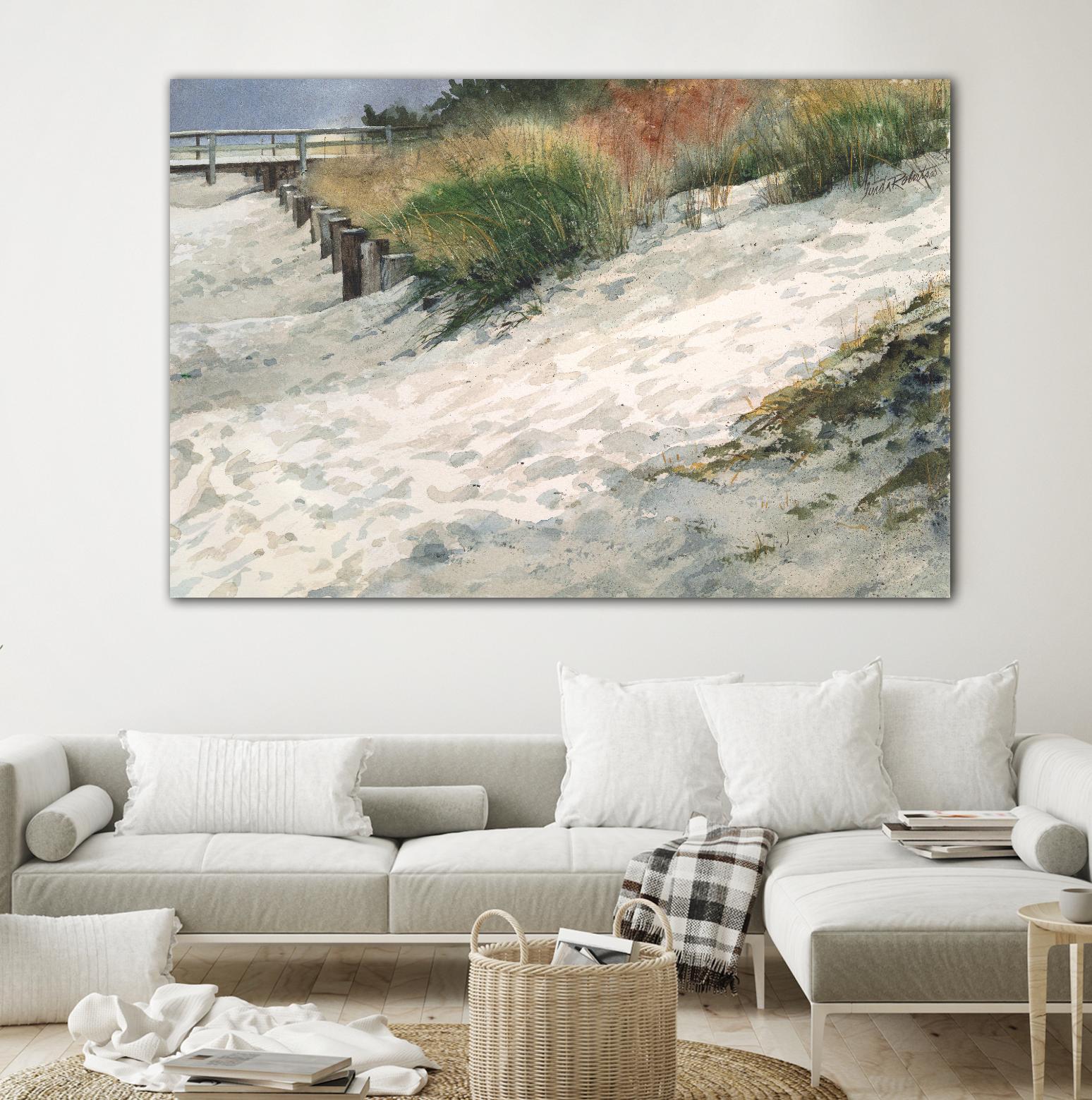 Retreat by Linda Roberts on GIANT ART - multi coastal, landscapes, beaches, docks/piers
