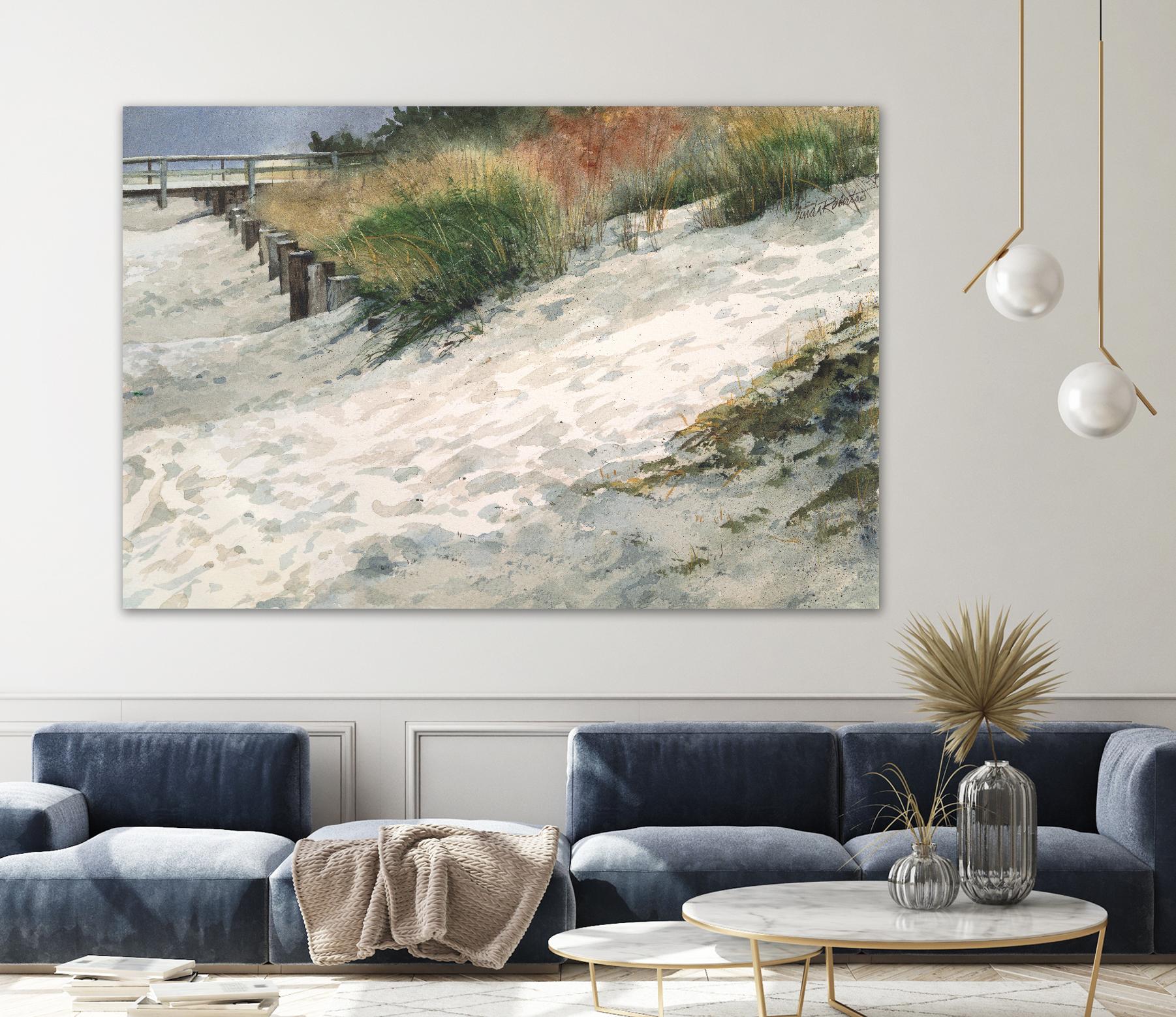 Retreat by Linda Roberts on GIANT ART - multi coastal, landscapes, beaches, docks/piers