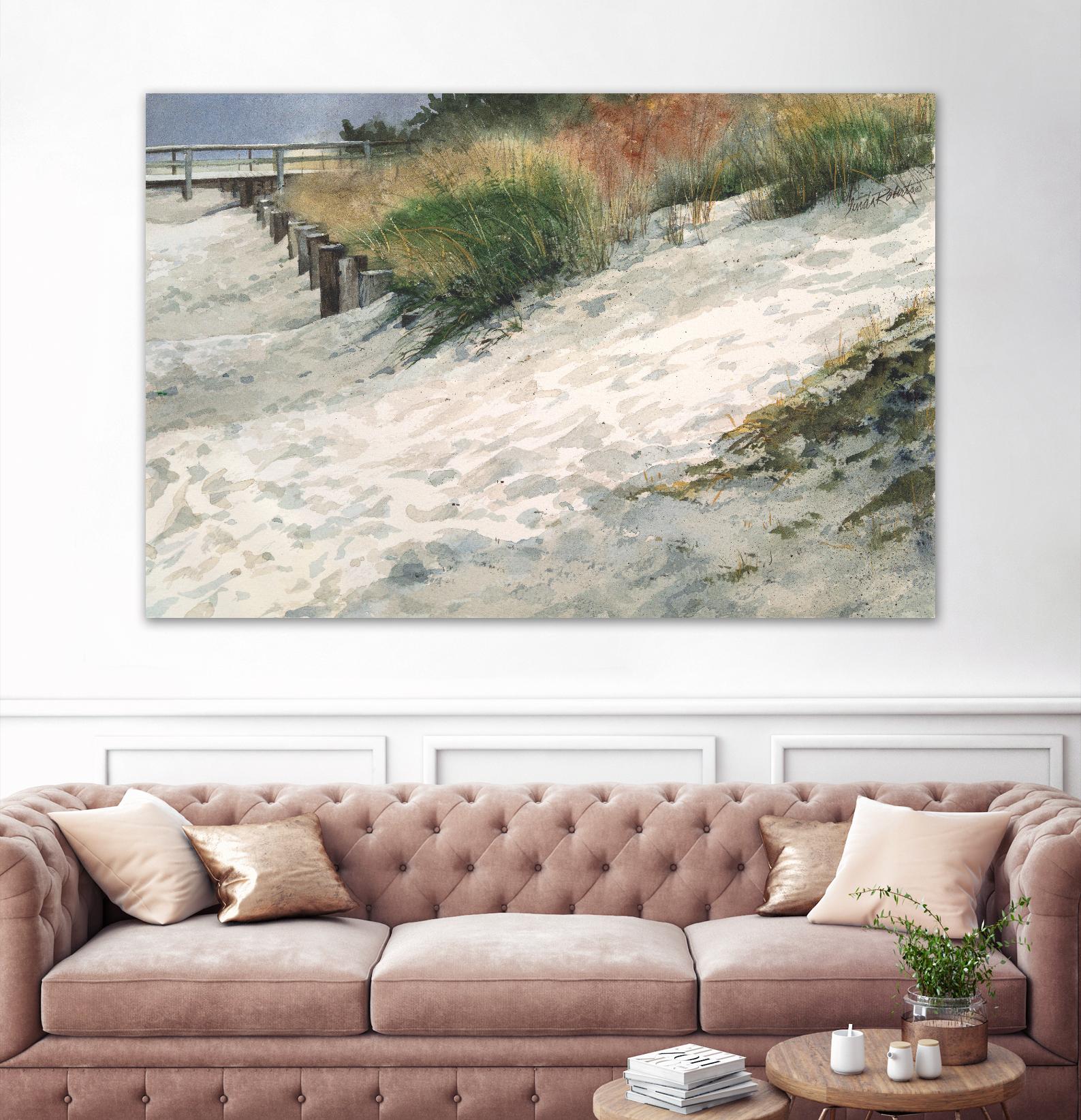 Retreat by Linda Roberts on GIANT ART - multi coastal, landscapes, beaches, docks/piers