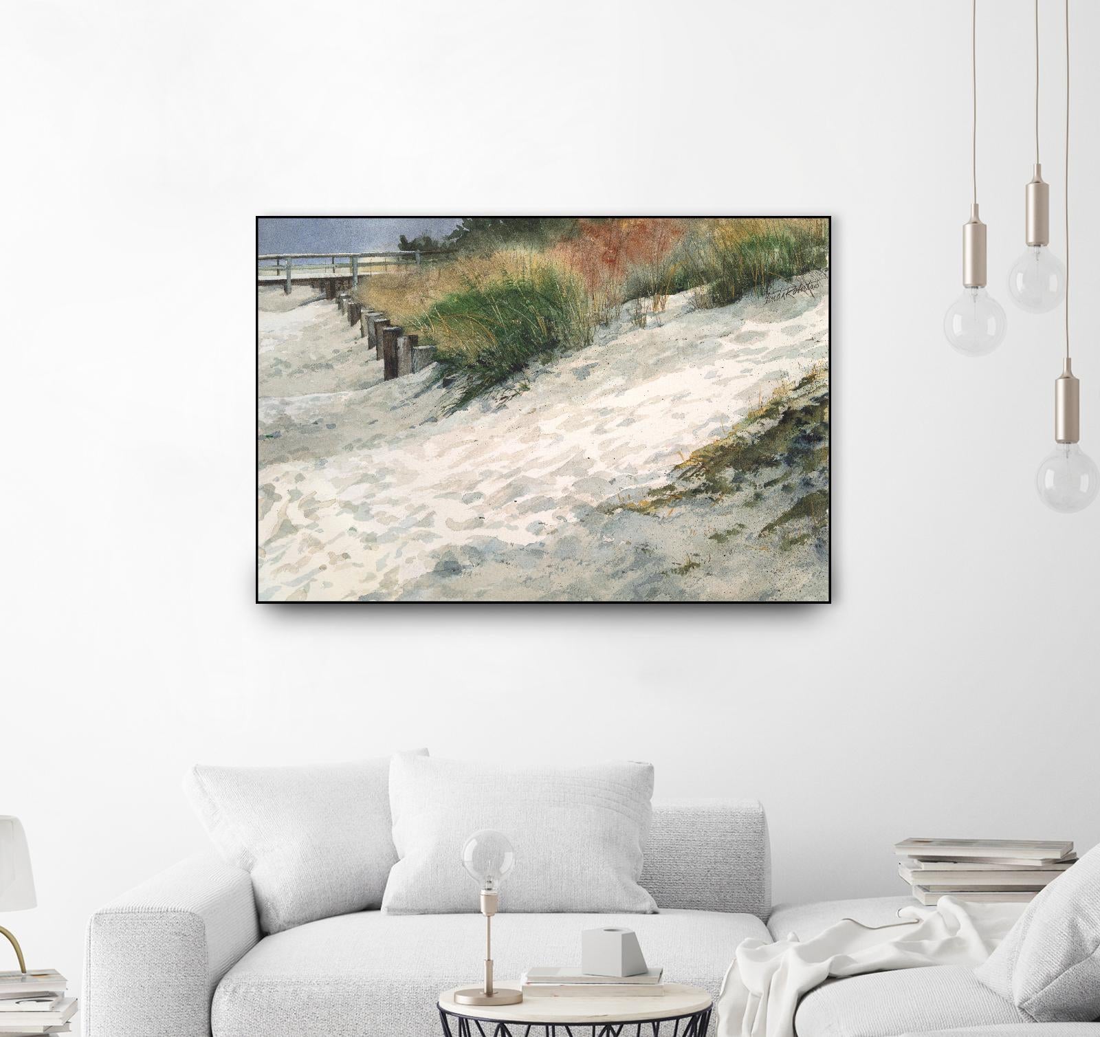 Retreat by Linda Roberts on GIANT ART - multi coastal, landscapes, beaches, docks/piers