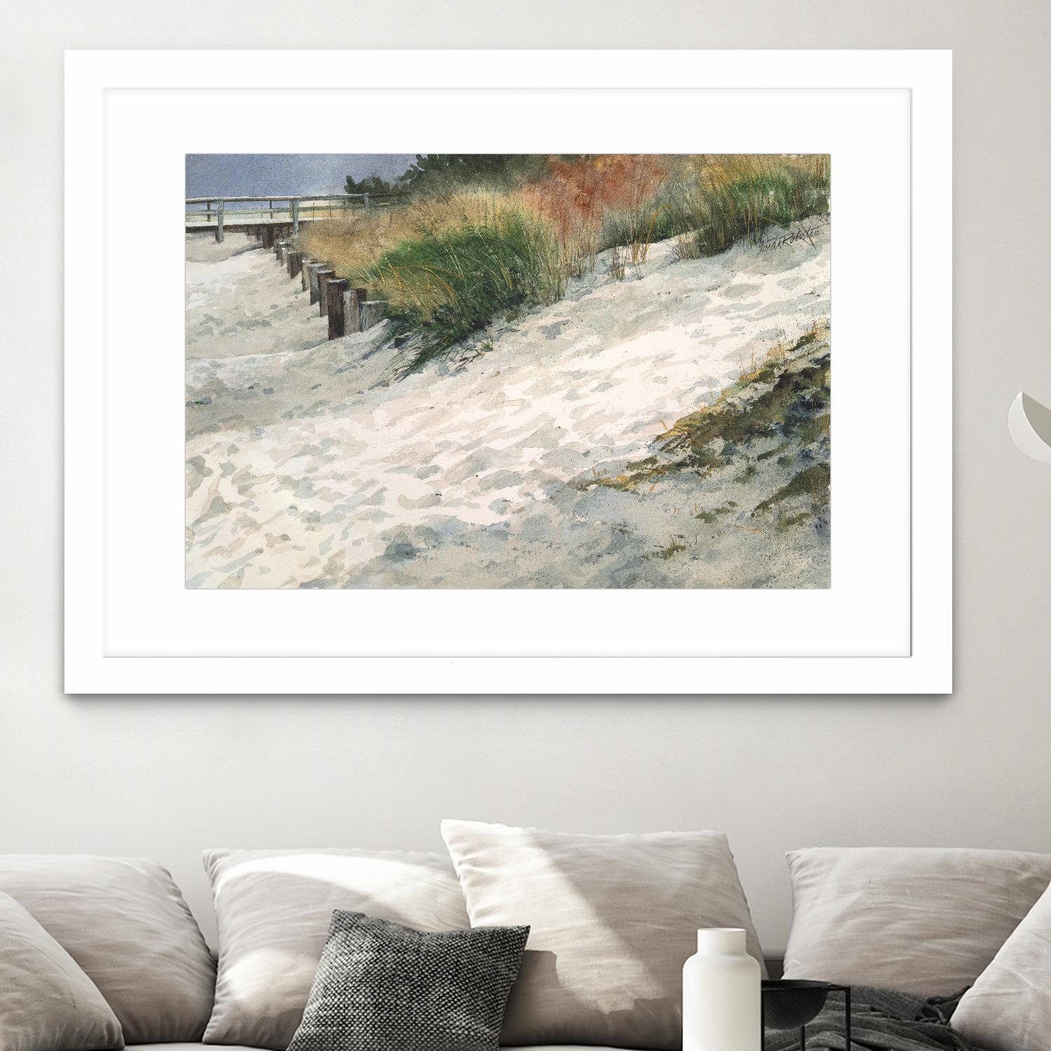 Retreat by Linda Roberts on GIANT ART - multi coastal, landscapes, beaches, docks/piers