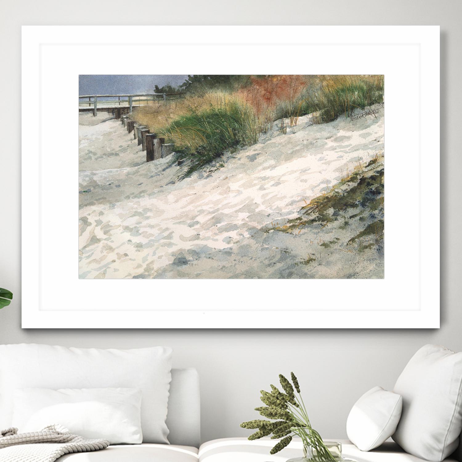 Retreat by Linda Roberts on GIANT ART - multi coastal, landscapes, beaches, docks/piers