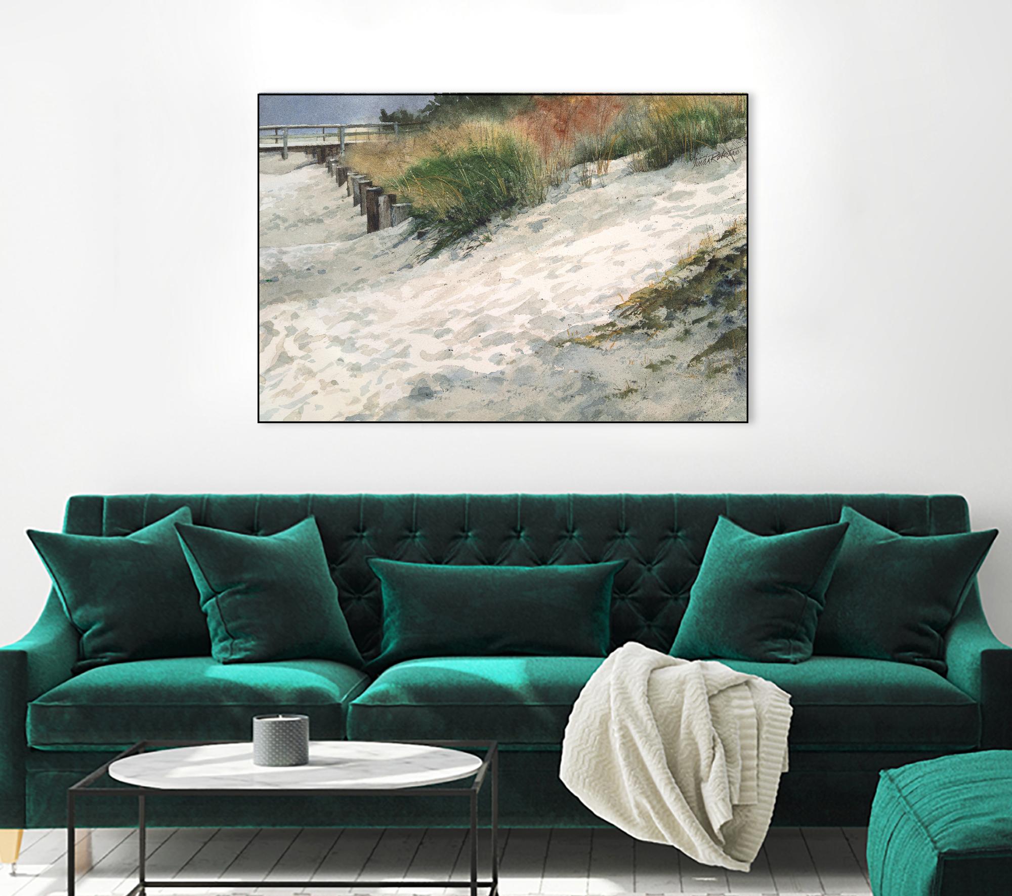 Retreat by Linda Roberts on GIANT ART - multi coastal, landscapes, beaches, docks/piers