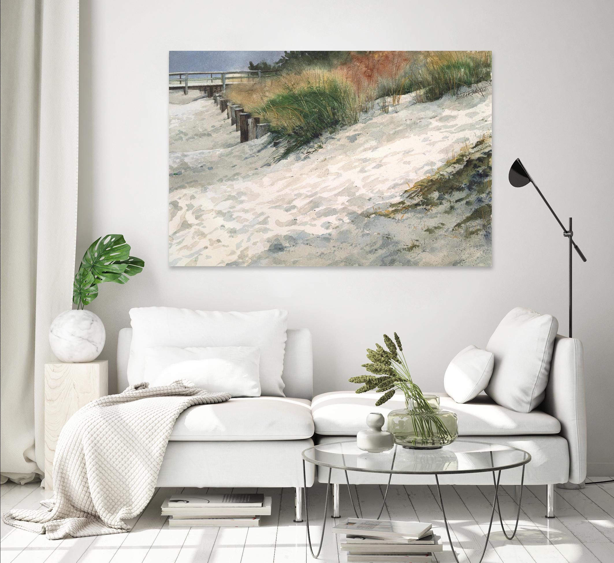 Retreat by Linda Roberts on GIANT ART - multi coastal, landscapes, beaches, docks/piers