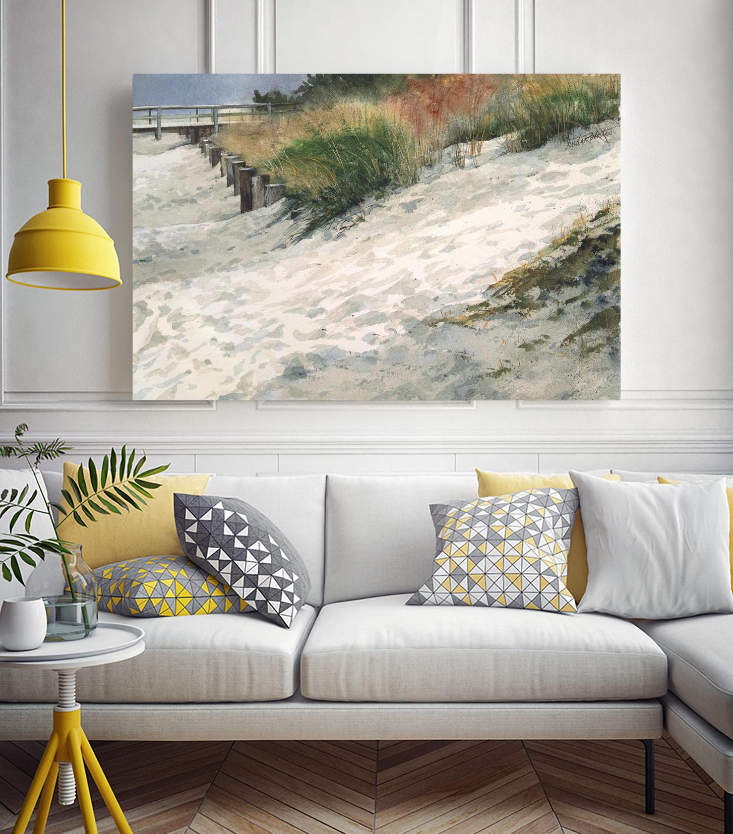 Retreat by Linda Roberts on GIANT ART - multi coastal, landscapes, beaches, docks/piers