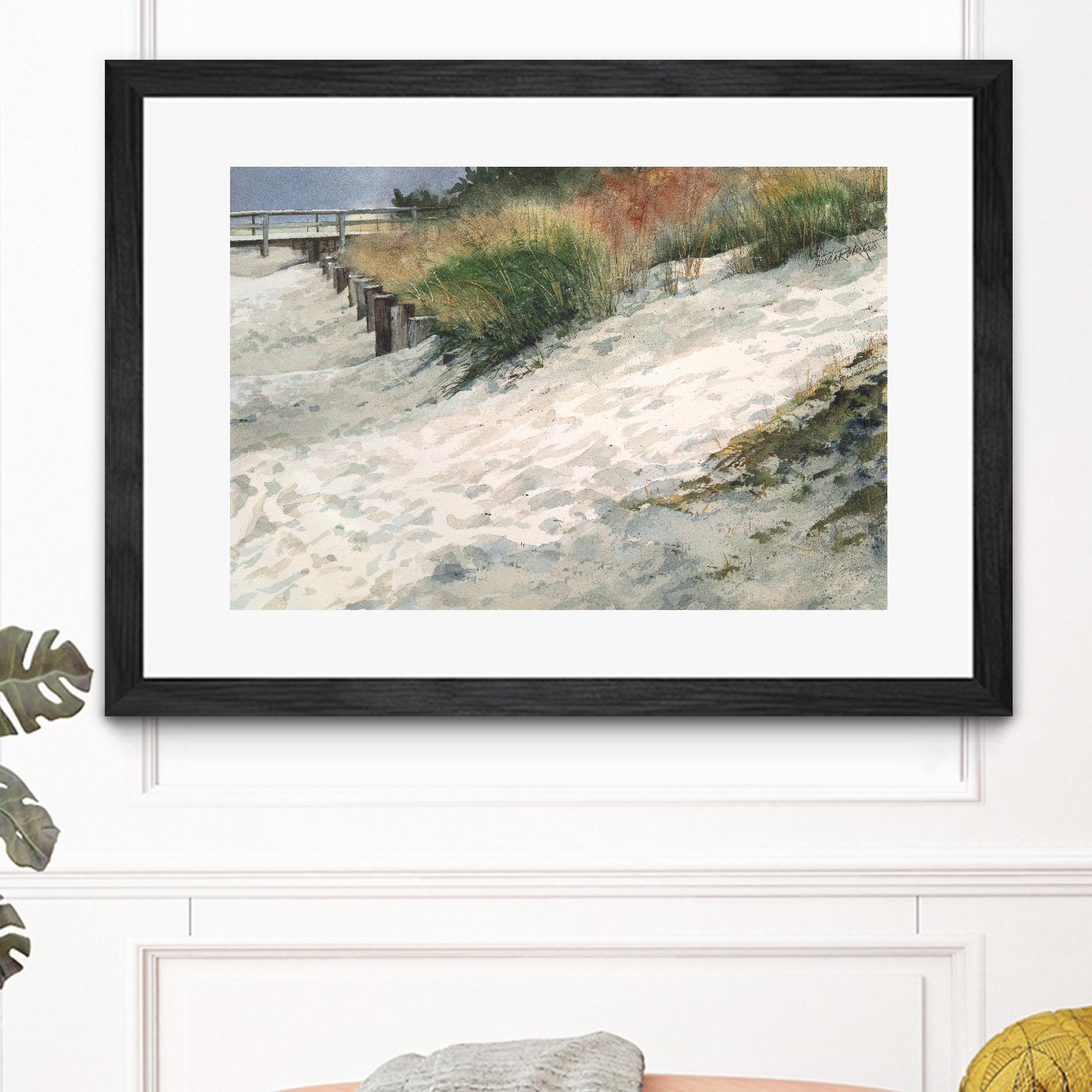 Retreat by Linda Roberts on GIANT ART - multi coastal, landscapes, beaches, docks/piers