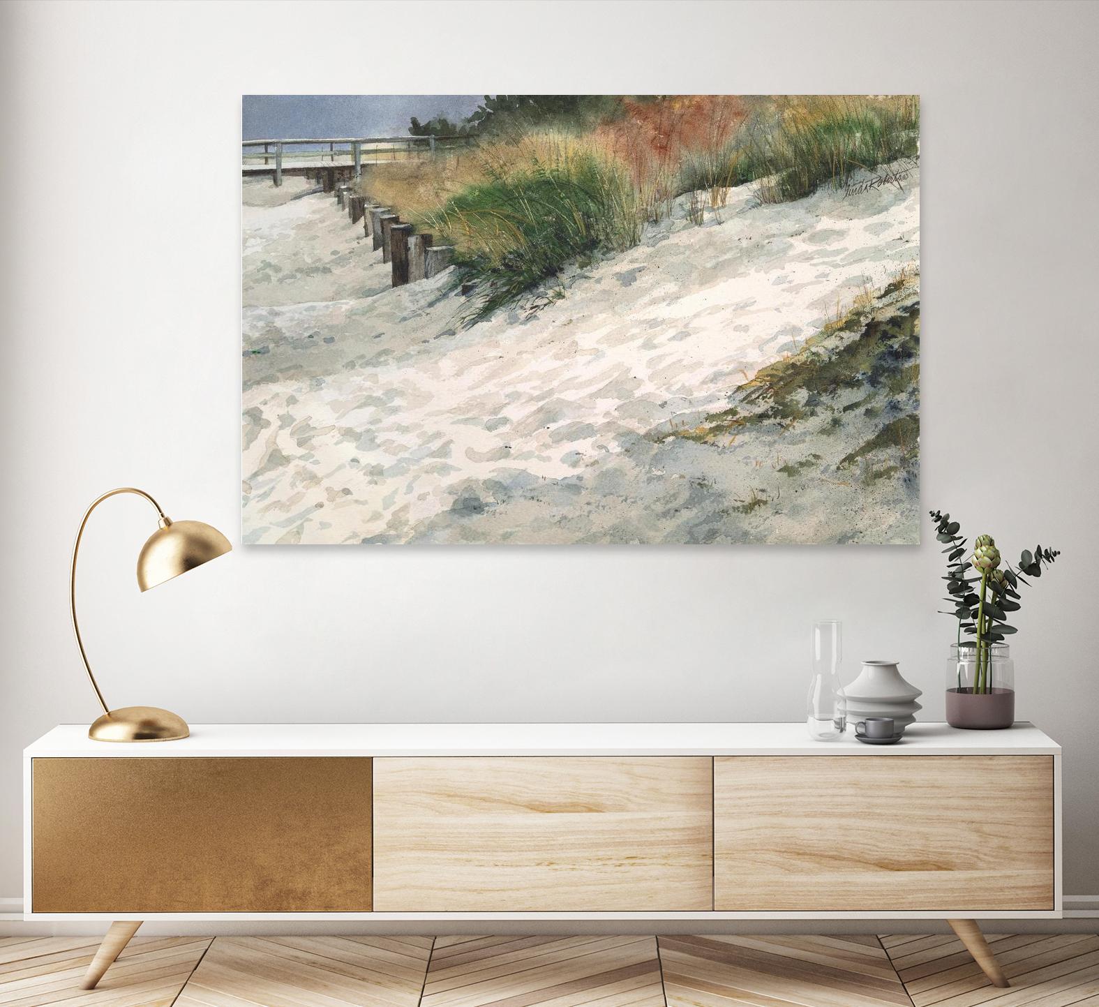 Retreat by Linda Roberts on GIANT ART - multi coastal, landscapes, beaches, docks/piers