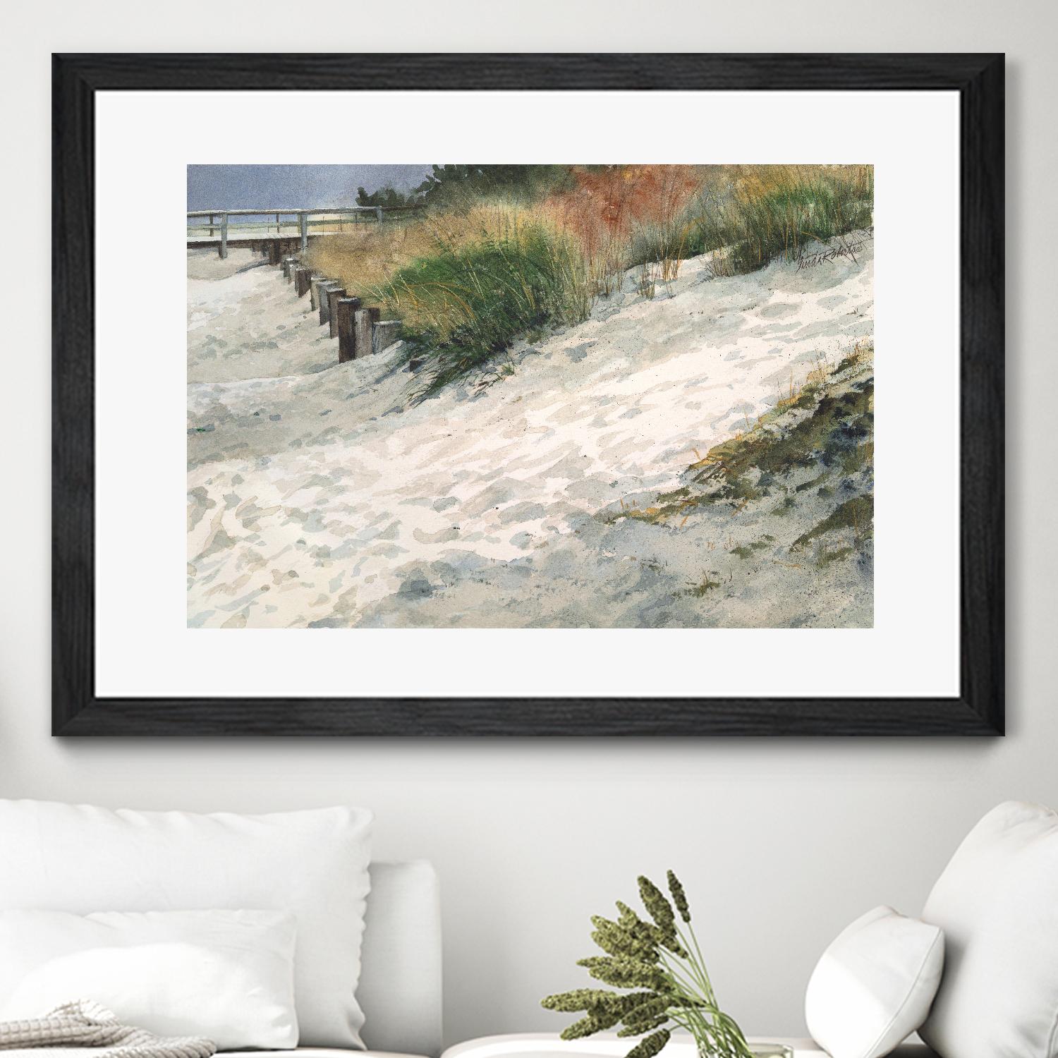 Retreat by Linda Roberts on GIANT ART - multi coastal, landscapes, beaches, docks/piers