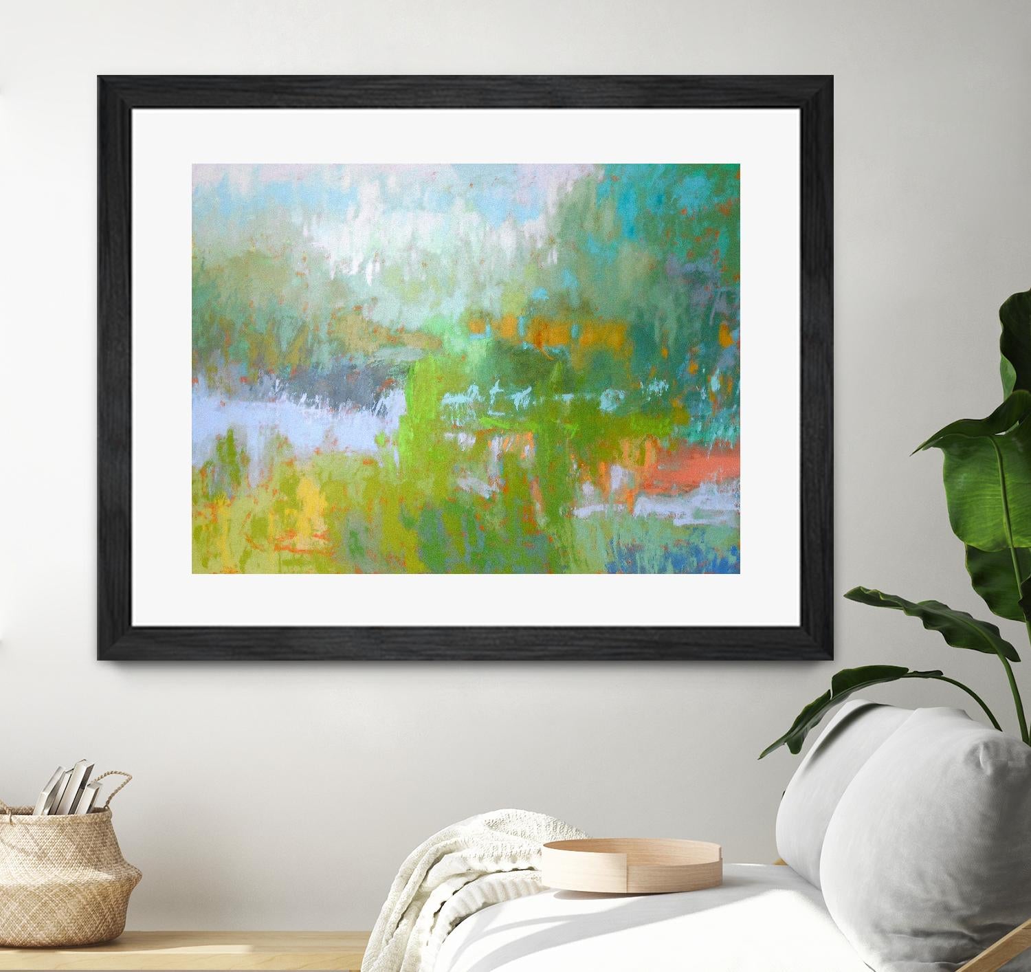 Southern Charm by Jane Schmidt on GIANT ART - multicolor landscapes; contemporary