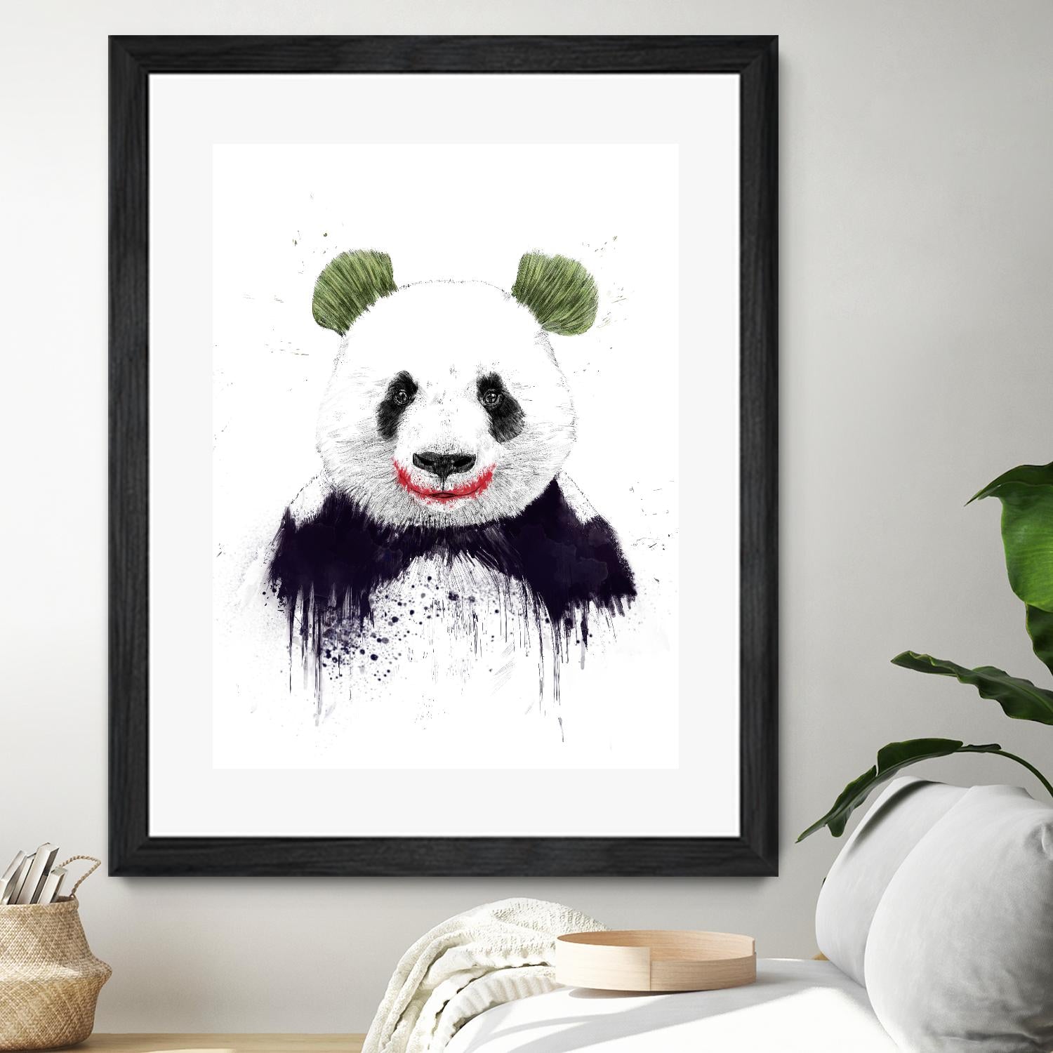 Joker Face by Balazs Solti on GIANT ART - white animals