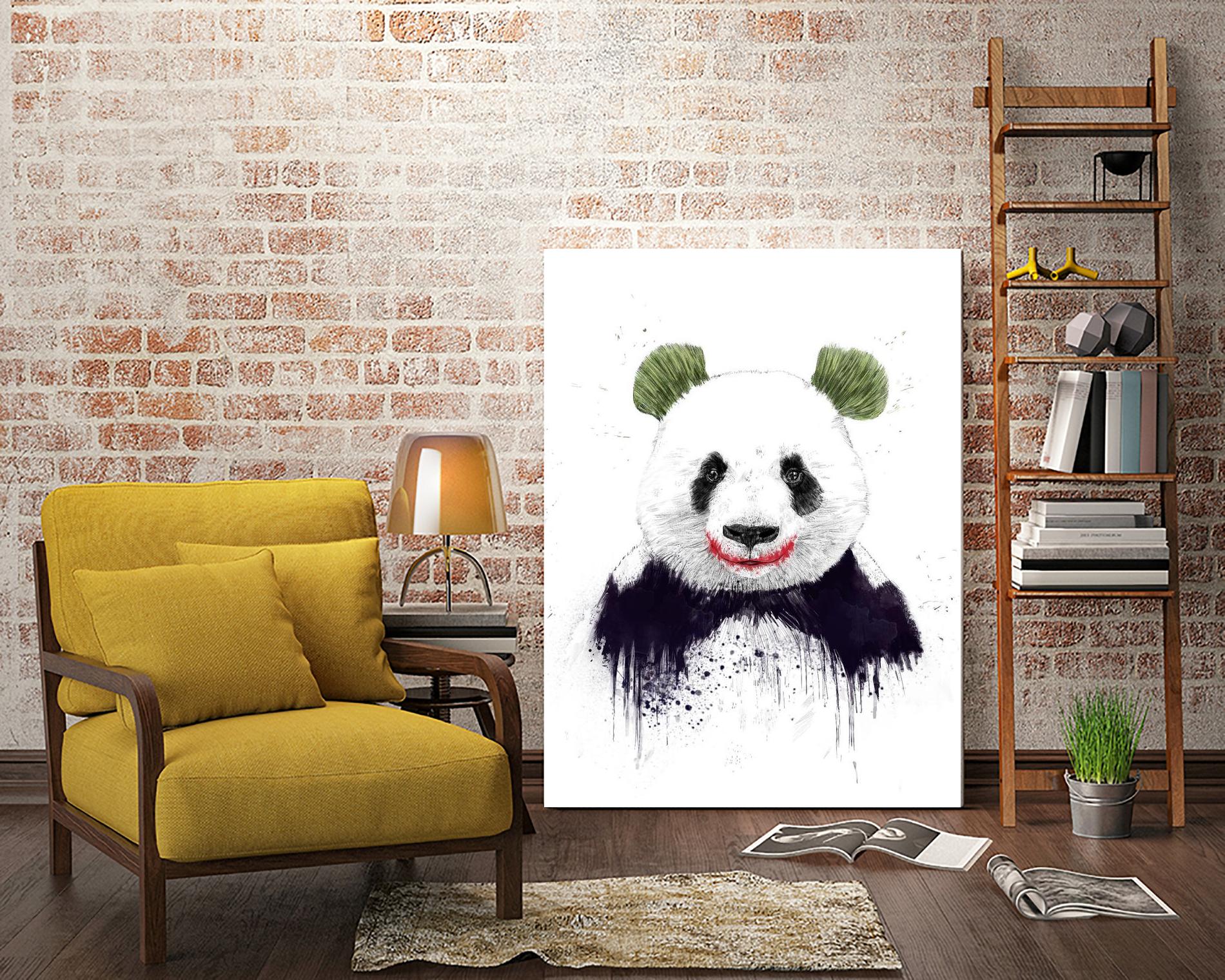 Joker Face by Balazs Solti on GIANT ART - white animals