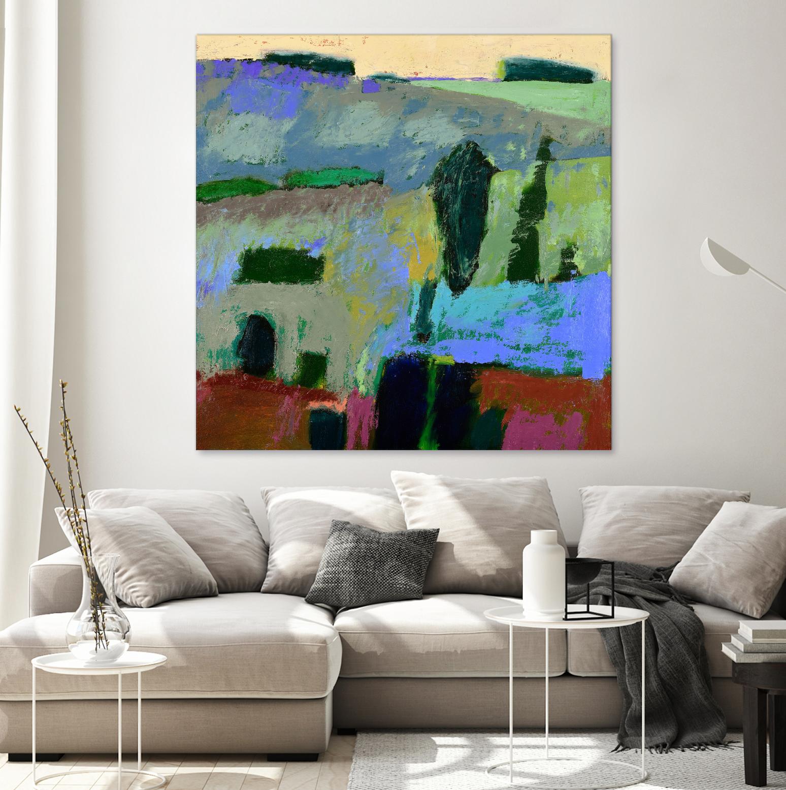 From What I Heard by Jane Schmidt on GIANT ART - multicolor contemporary; landscapes