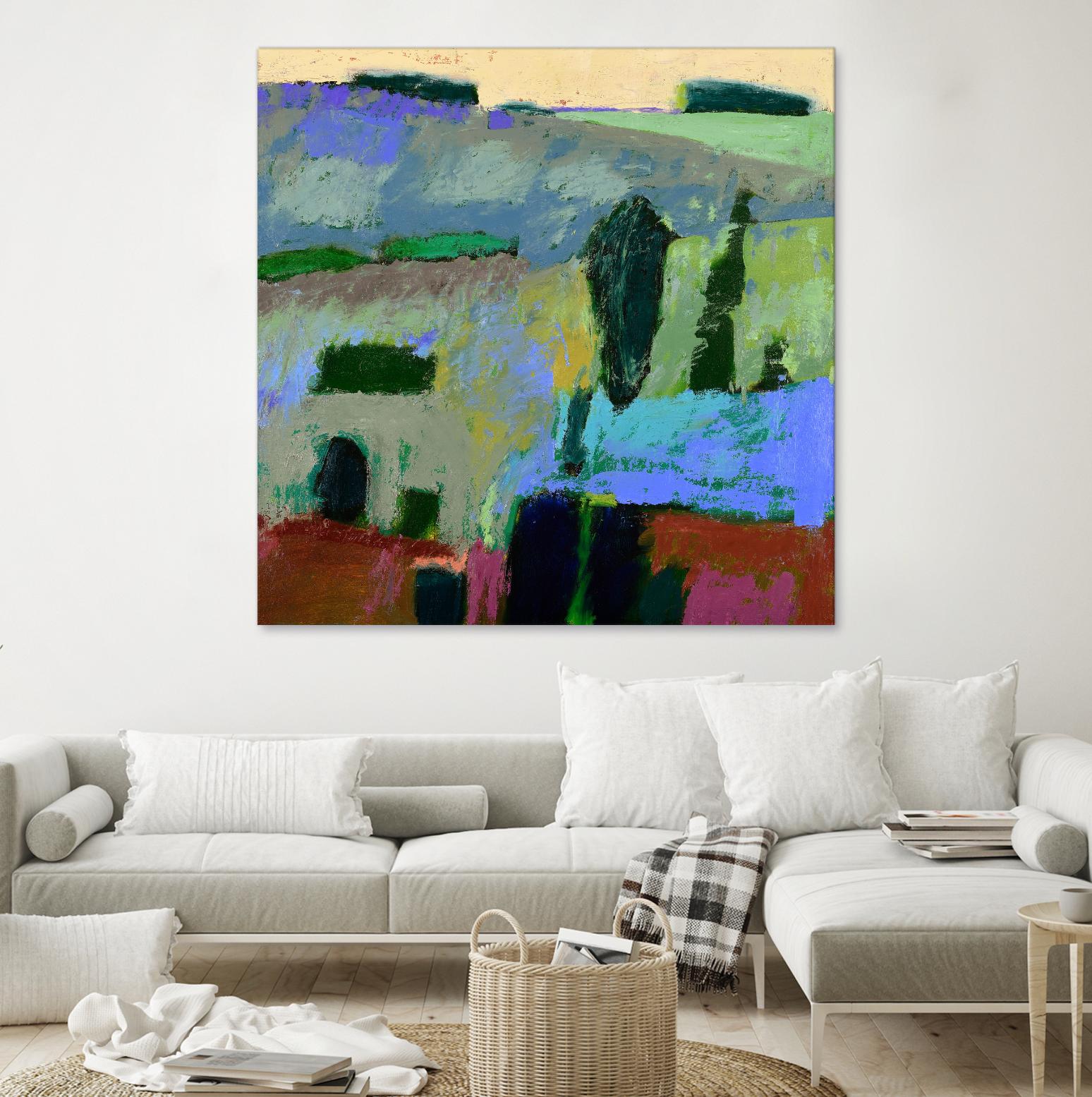 From What I Heard by Jane Schmidt on GIANT ART - multicolor contemporary; landscapes