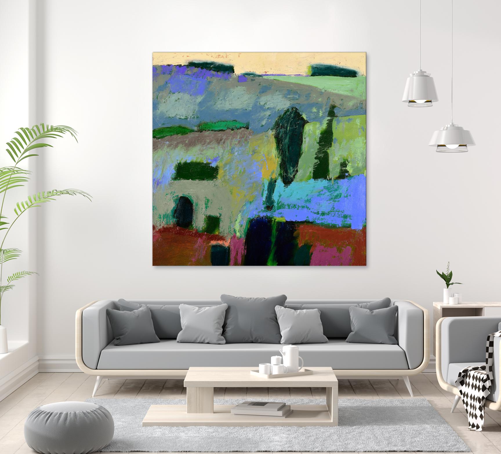 From What I Heard by Jane Schmidt on GIANT ART - multicolor contemporary; landscapes