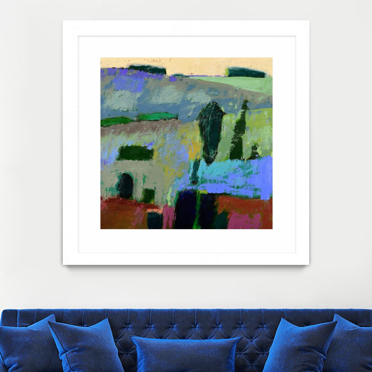 From What I Heard by Jane Schmidt on GIANT ART - multicolor contemporary; landscapes