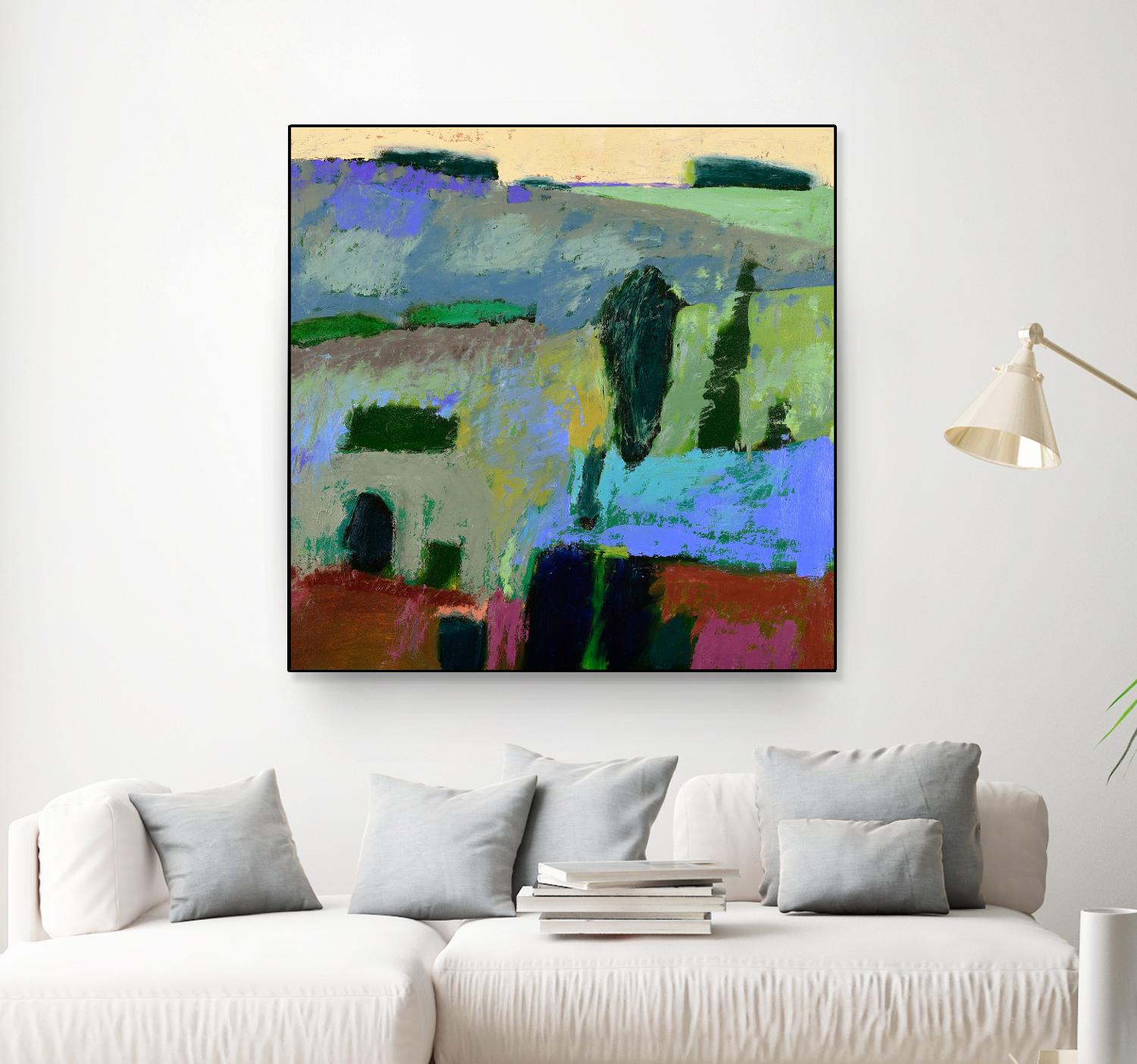 From What I Heard by Jane Schmidt on GIANT ART - multicolor contemporary; landscapes