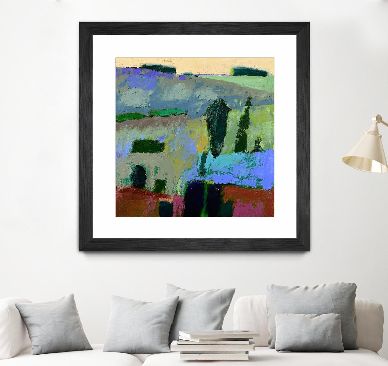 From What I Heard by Jane Schmidt on GIANT ART - multicolor contemporary; landscapes