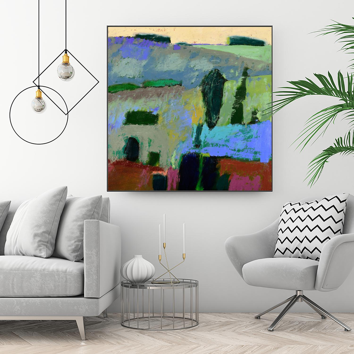 From What I Heard by Jane Schmidt on GIANT ART - multicolor contemporary; landscapes