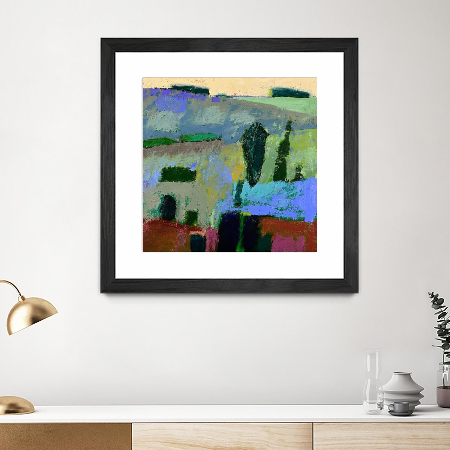 From What I Heard by Jane Schmidt on GIANT ART - multicolor contemporary; landscapes