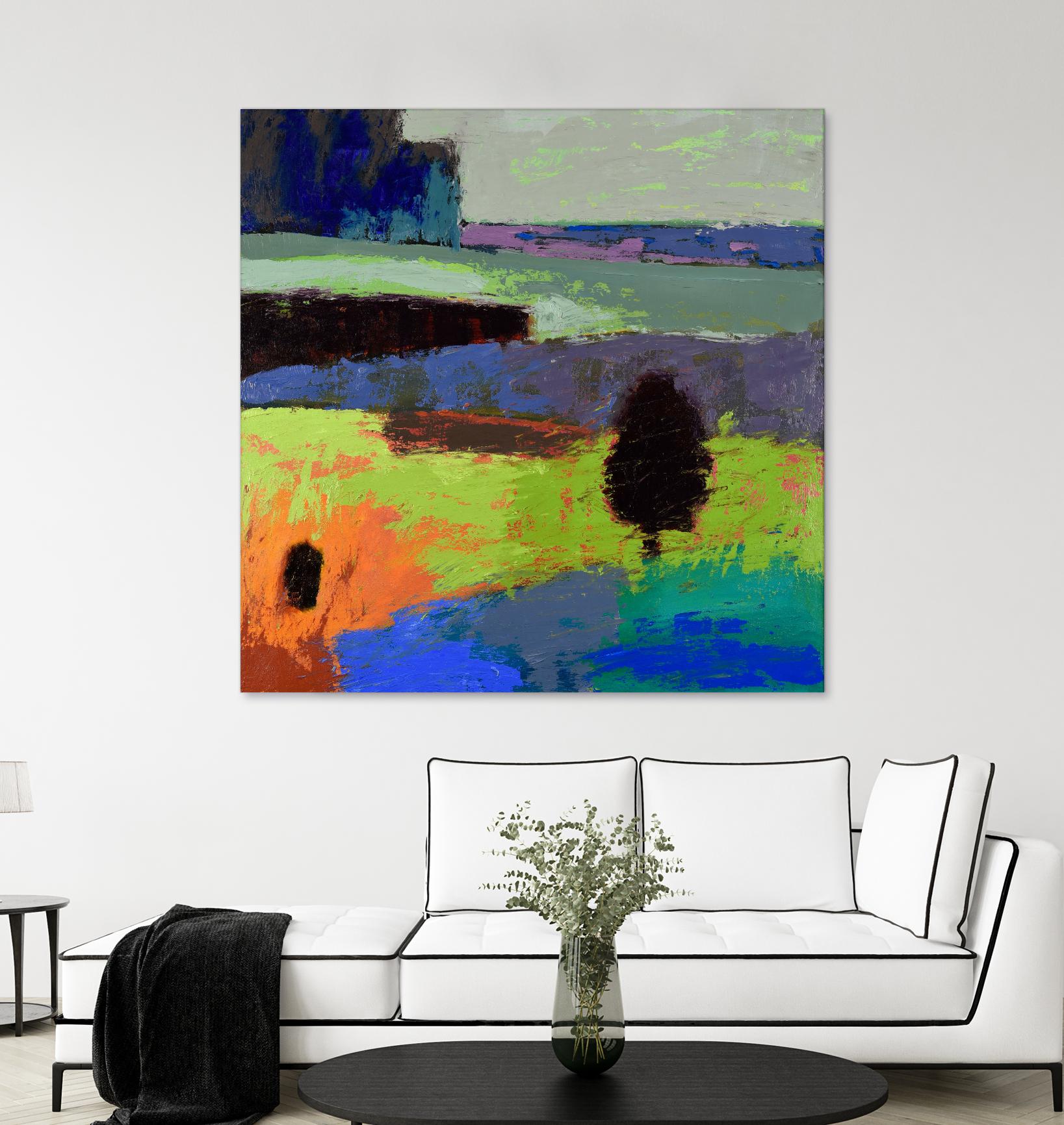 From What I Know by Jane Schmidt on GIANT ART - multicolor contemporary; landscapes