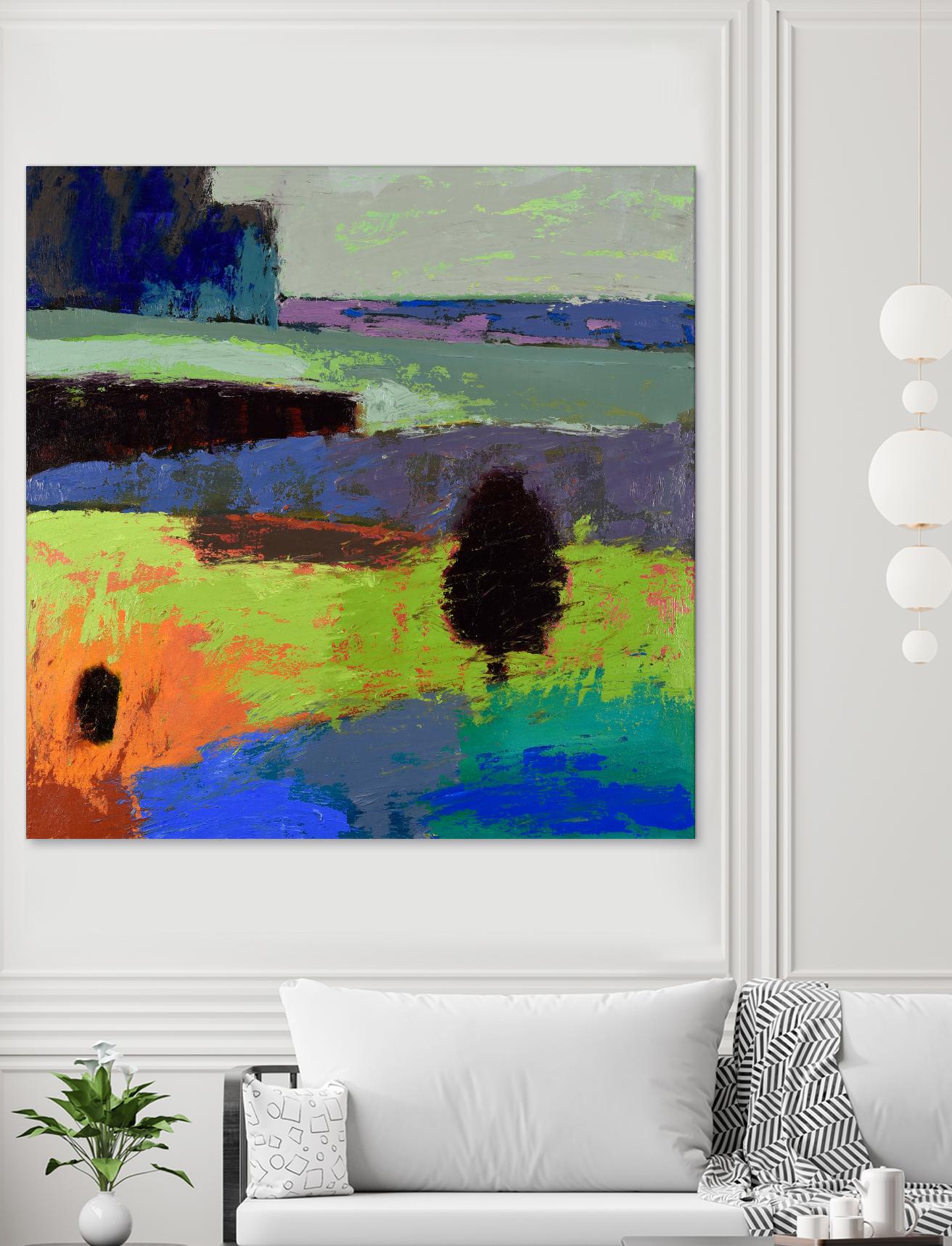 From What I Know by Jane Schmidt on GIANT ART - multicolor contemporary; landscapes