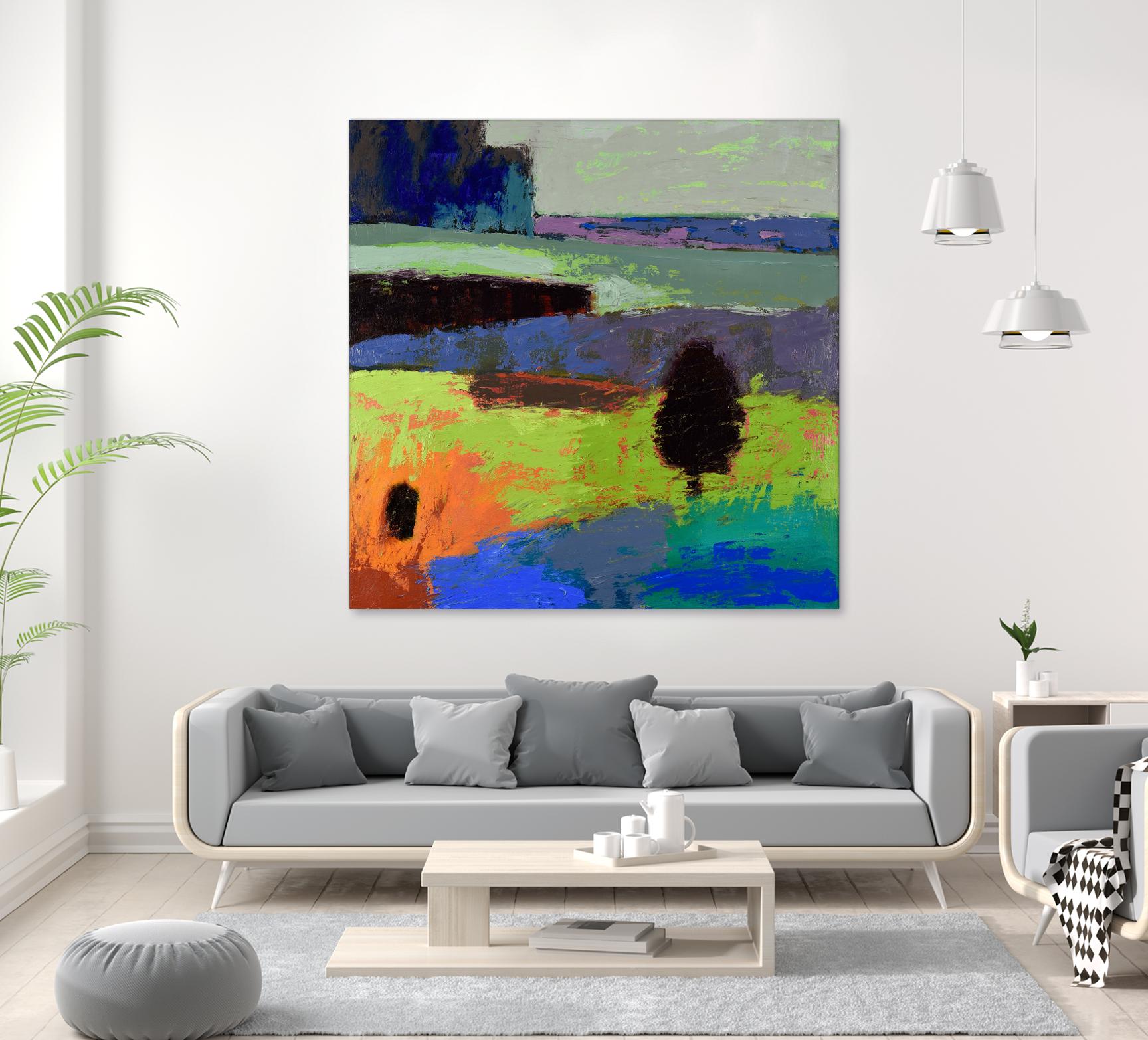 From What I Know by Jane Schmidt on GIANT ART - multicolor contemporary; landscapes