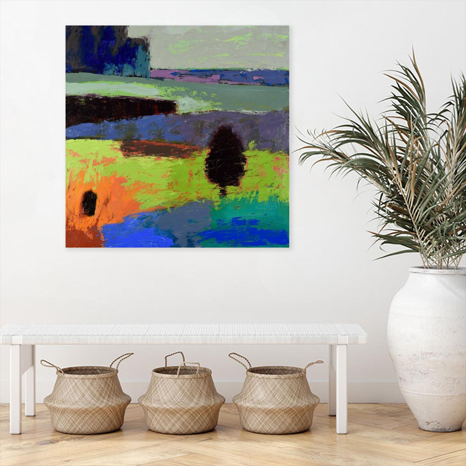 From What I Know by Jane Schmidt on GIANT ART - multicolor contemporary; landscapes