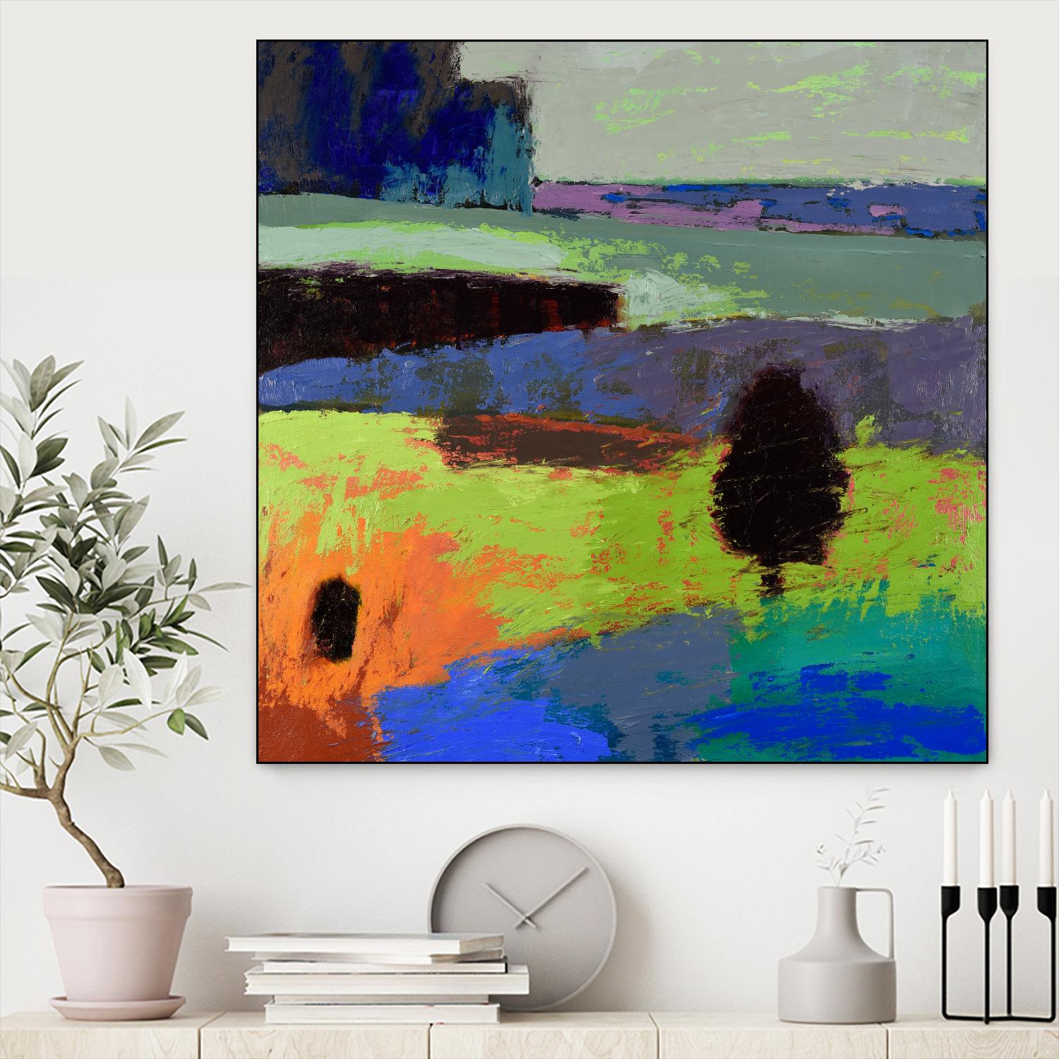 From What I Know by Jane Schmidt on GIANT ART - multicolor contemporary; landscapes