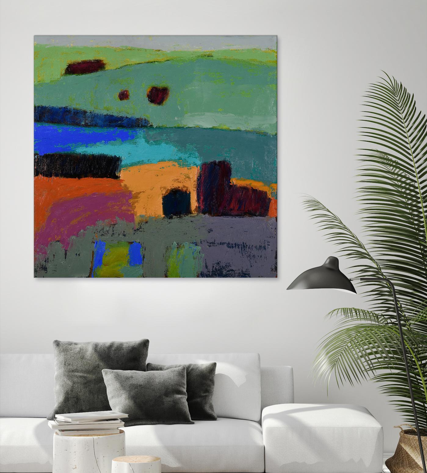From What I Saw by Jane Schmidt on GIANT ART - multicolor contemporary; landscapes