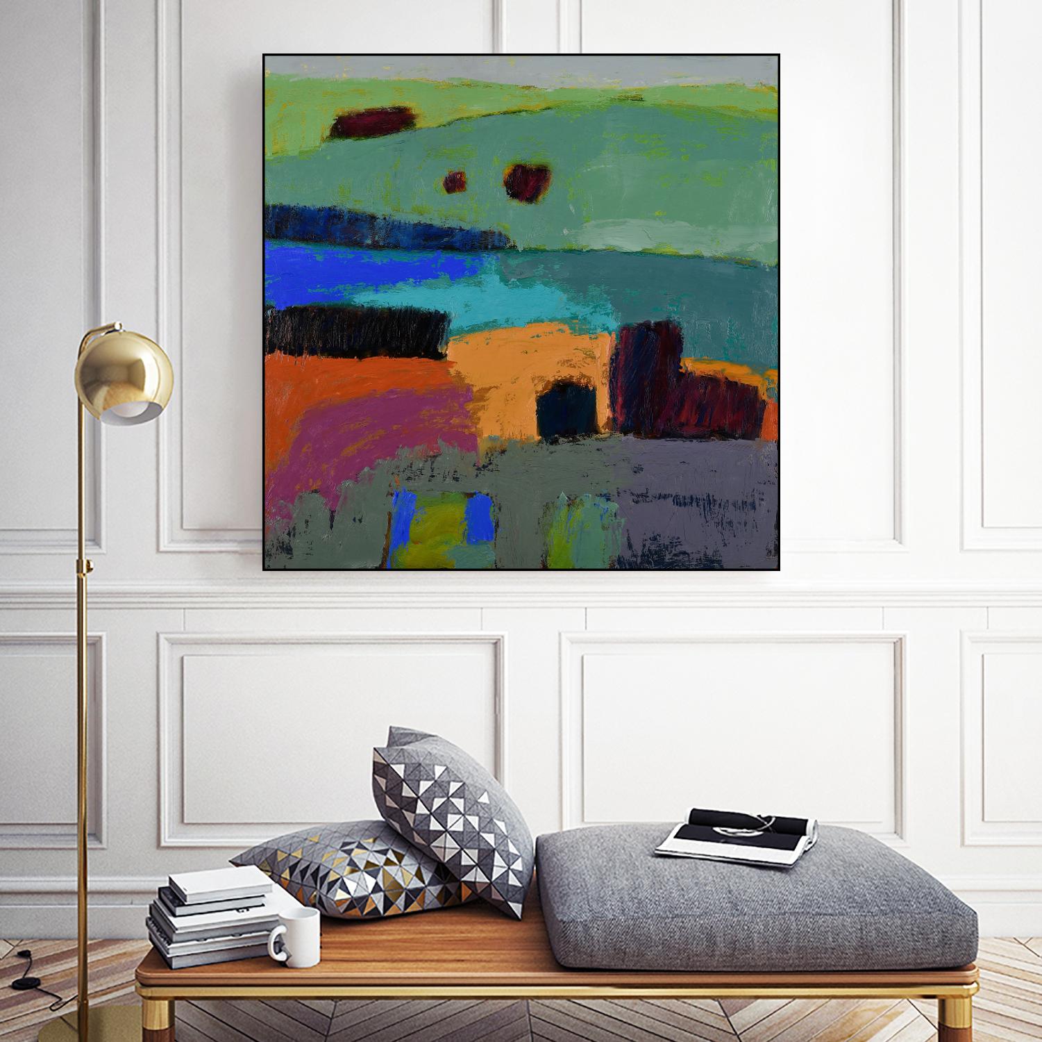 From What I Saw by Jane Schmidt on GIANT ART - multicolor contemporary; landscapes