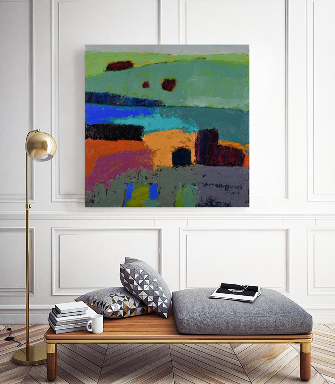 From What I Saw by Jane Schmidt on GIANT ART - multicolor contemporary; landscapes