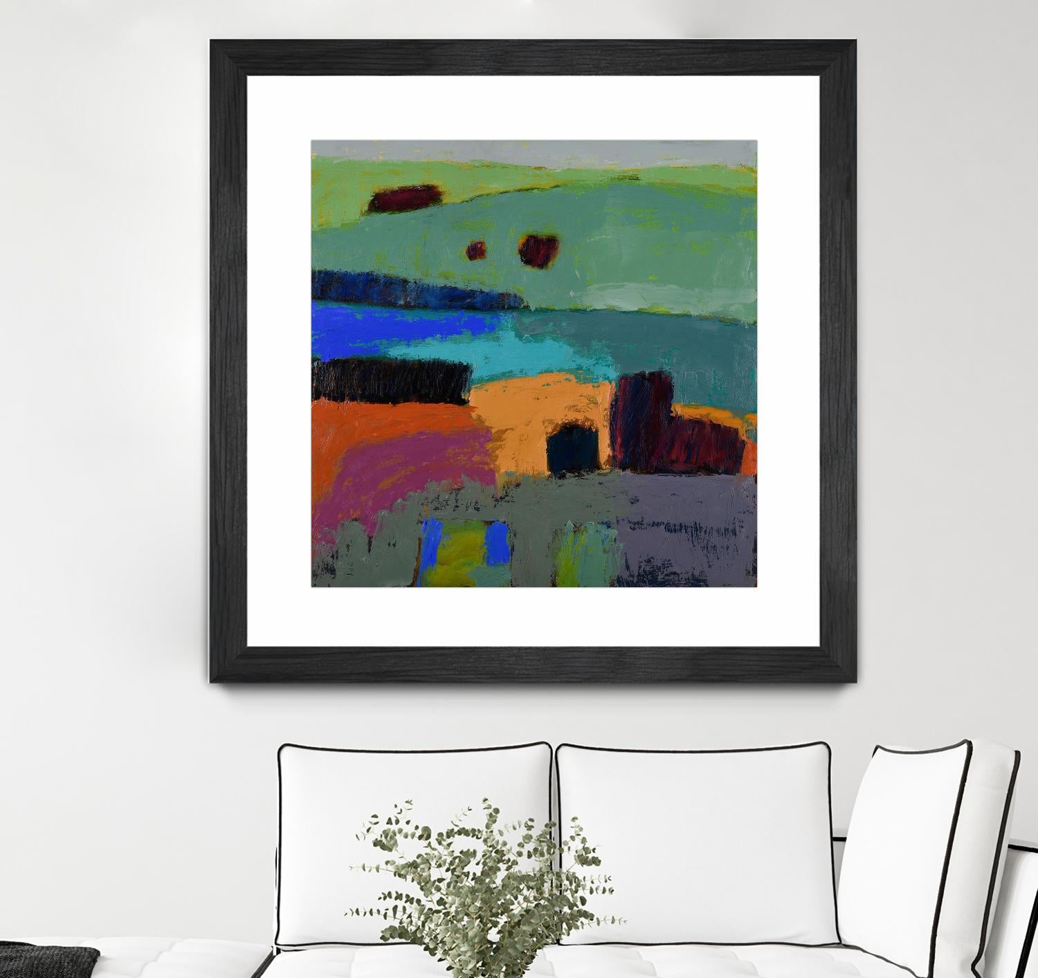 From What I Saw by Jane Schmidt on GIANT ART - multicolor contemporary; landscapes
