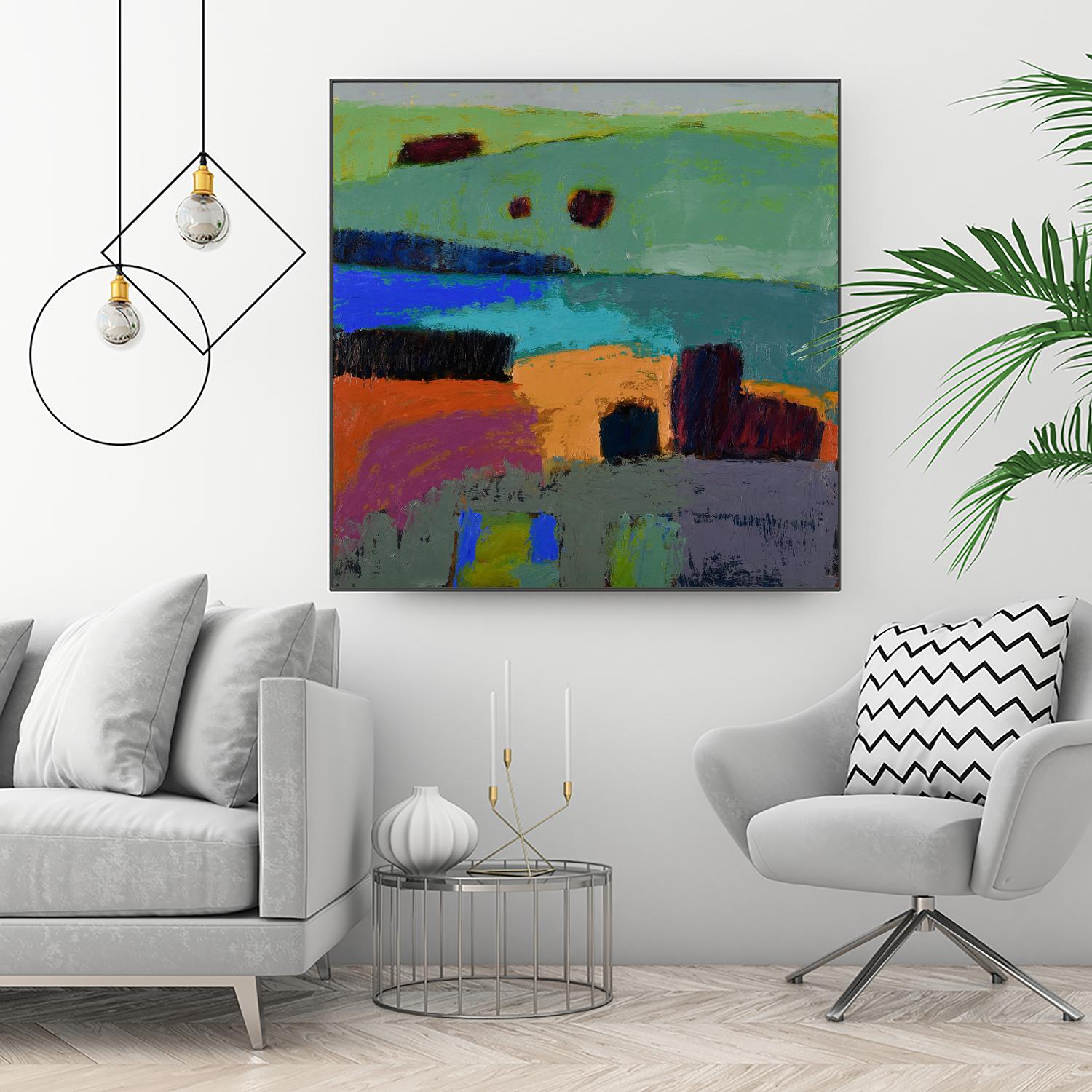 From What I Saw by Jane Schmidt on GIANT ART - multicolor contemporary; landscapes