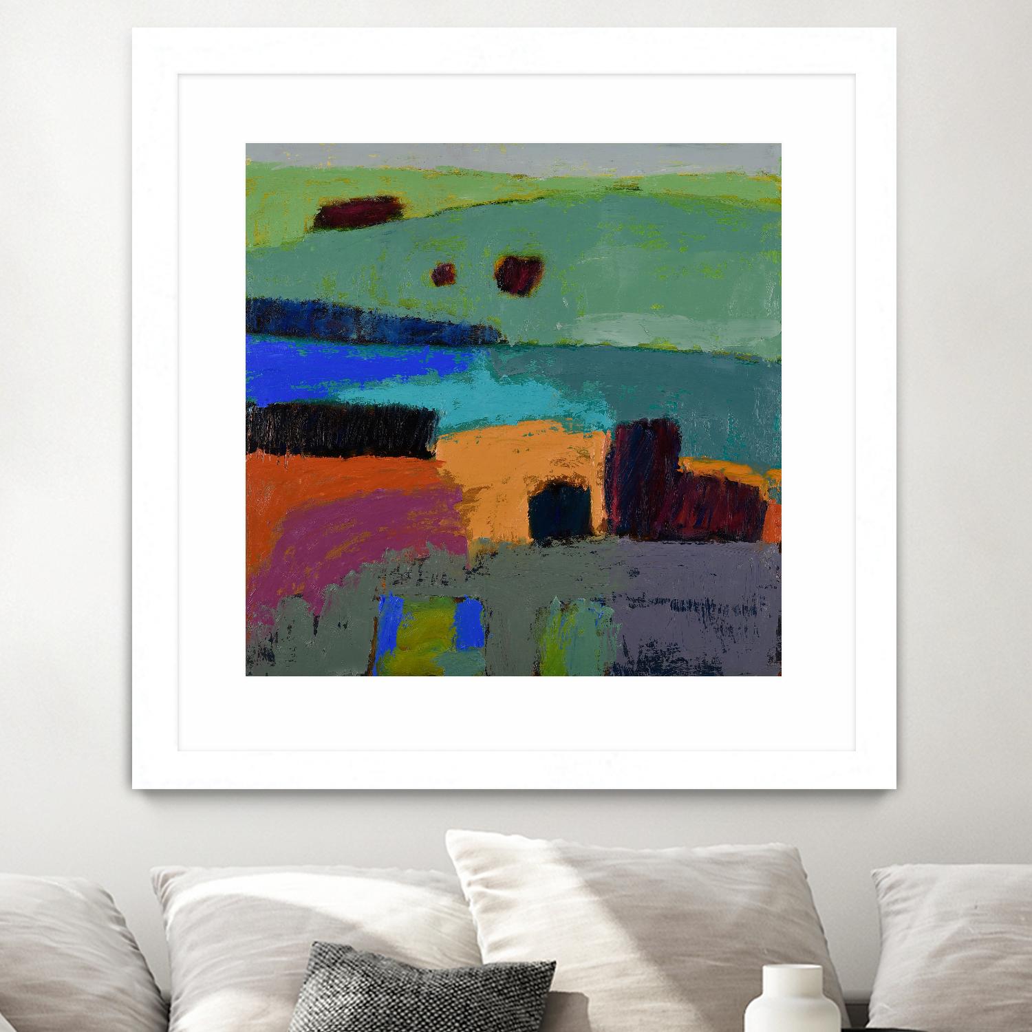 From What I Saw by Jane Schmidt on GIANT ART - multicolor contemporary; landscapes