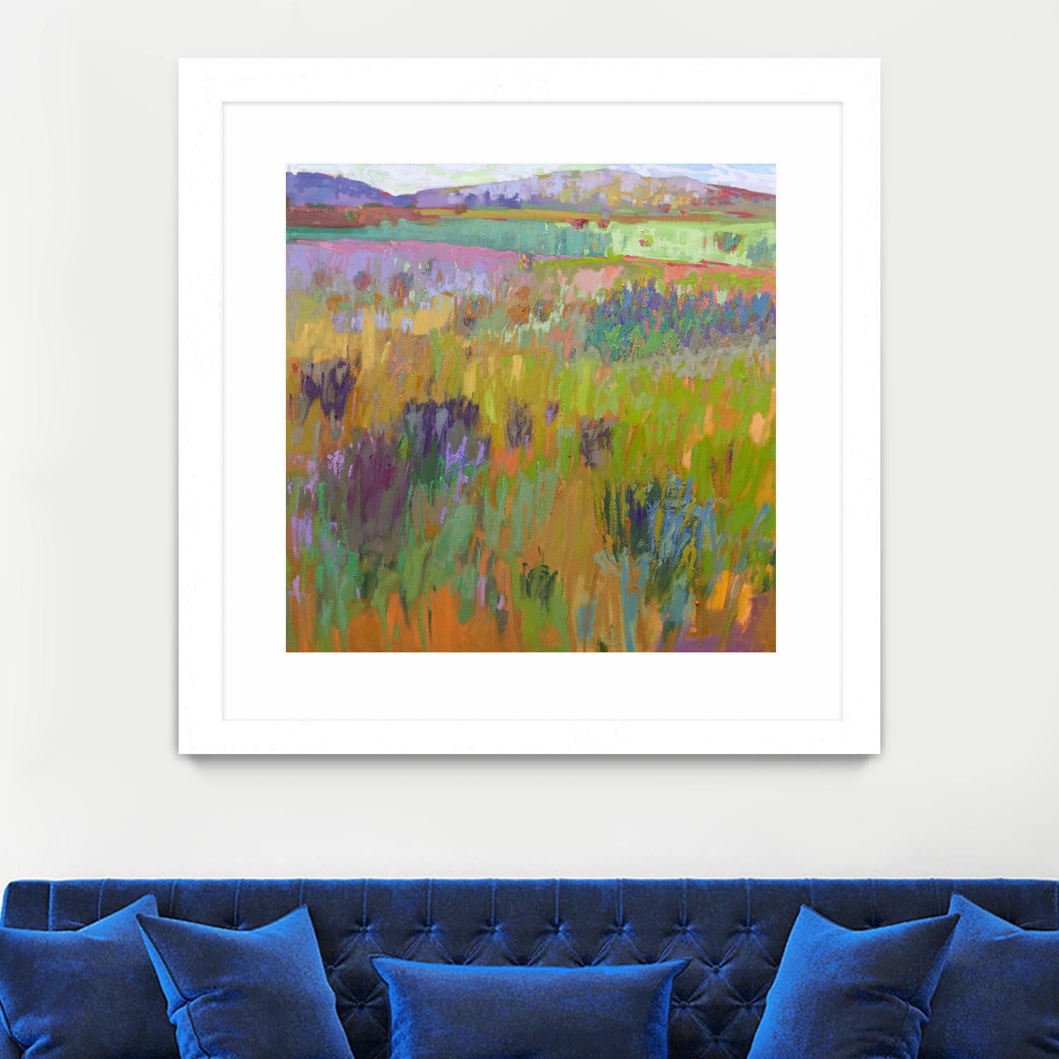 After a Spring Rain by Jane Schmidt on GIANT ART - multicolor landscapes; contemporary