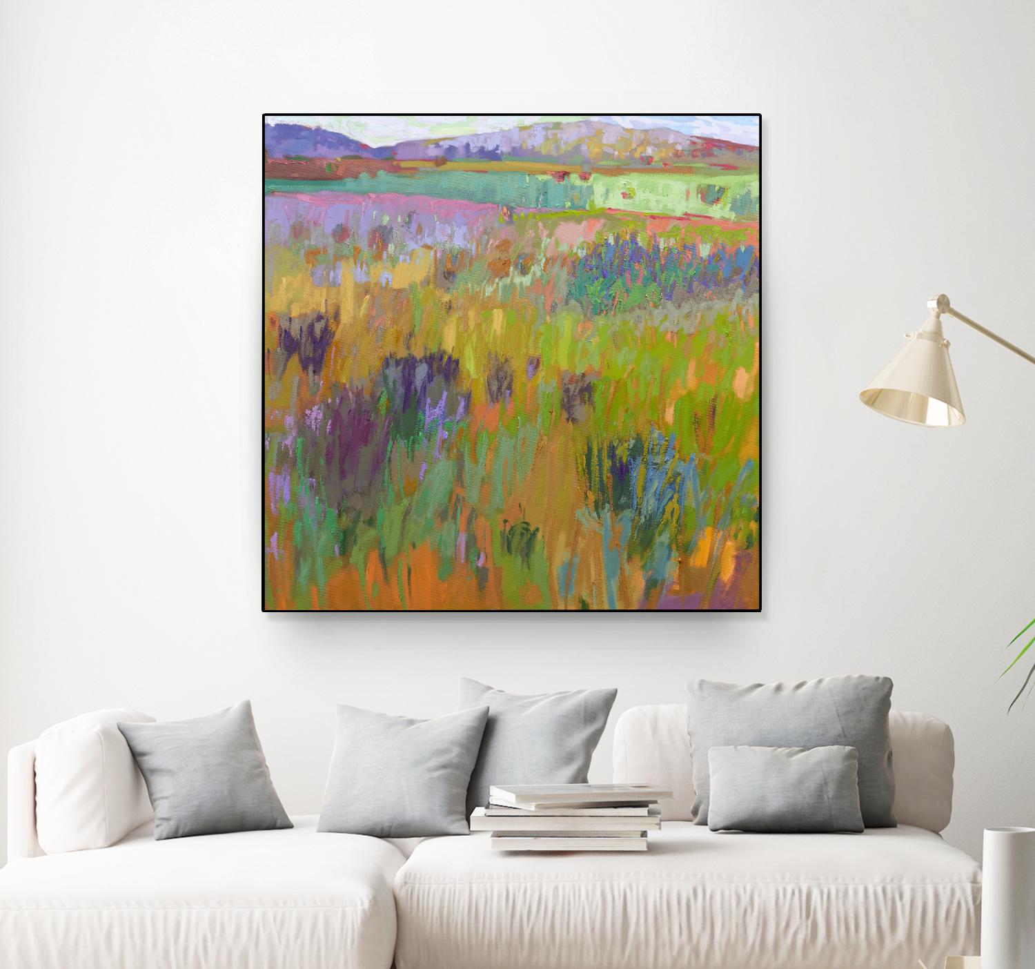 After a Spring Rain by Jane Schmidt on GIANT ART - multicolor landscapes; contemporary