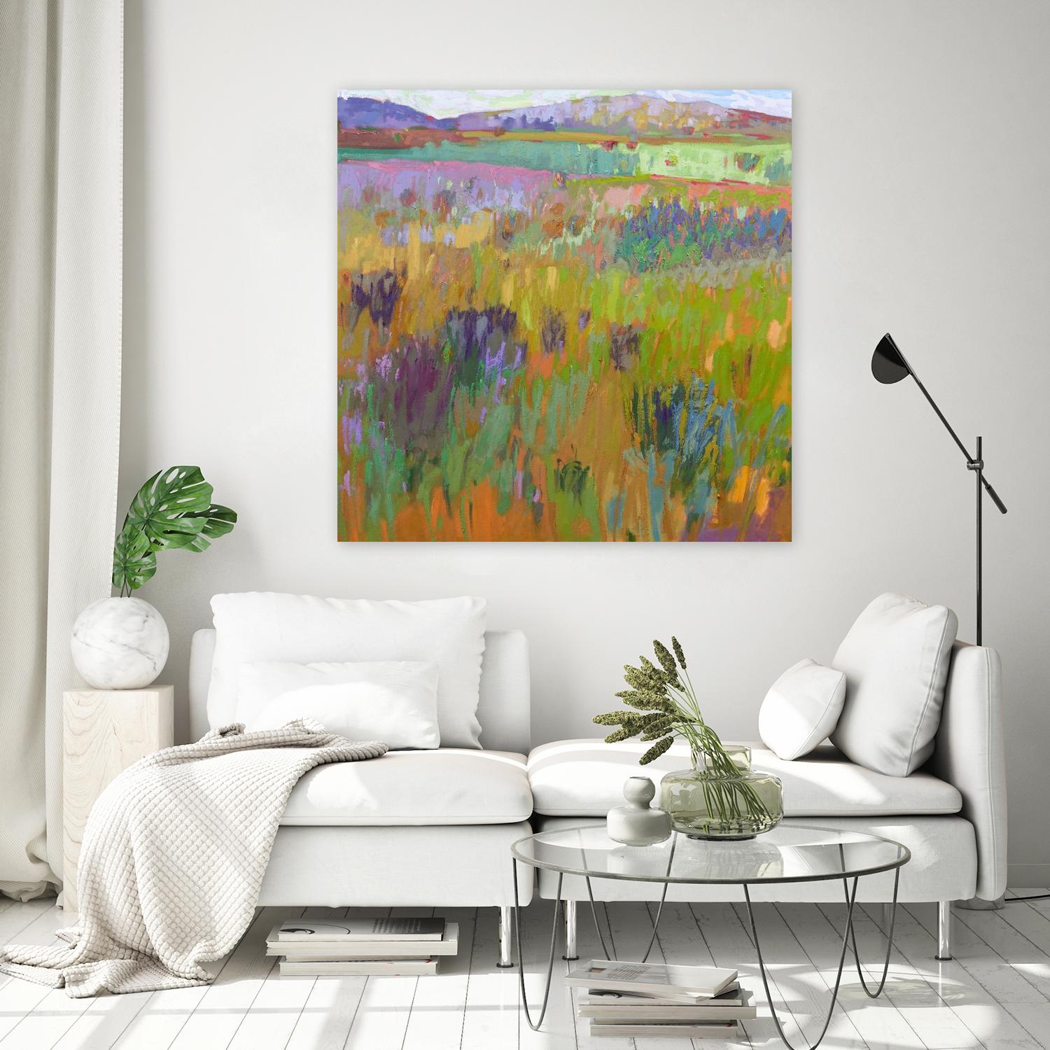 After a Spring Rain by Jane Schmidt on GIANT ART - multicolor landscapes; contemporary