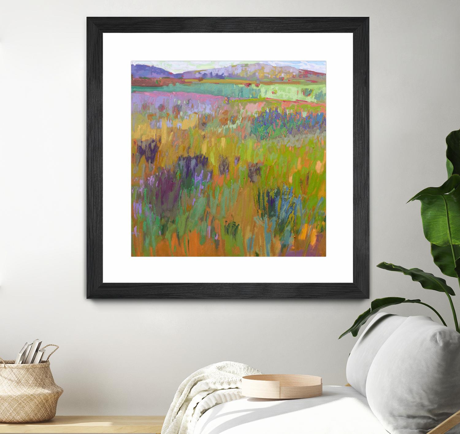 After a Spring Rain by Jane Schmidt on GIANT ART - multicolor landscapes; contemporary