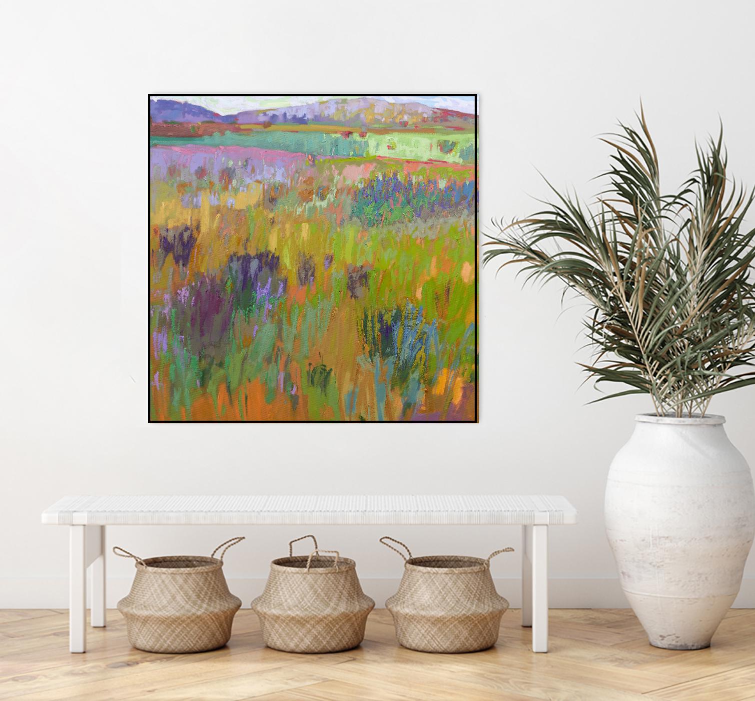 After a Spring Rain by Jane Schmidt on GIANT ART - multicolor landscapes; contemporary
