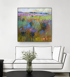 Beyond and Further by Jane Schmidt on GIANT ART - multicolor landscapes; contemporary