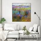 Beyond and Further by Jane Schmidt on GIANT ART - multicolor landscapes; contemporary