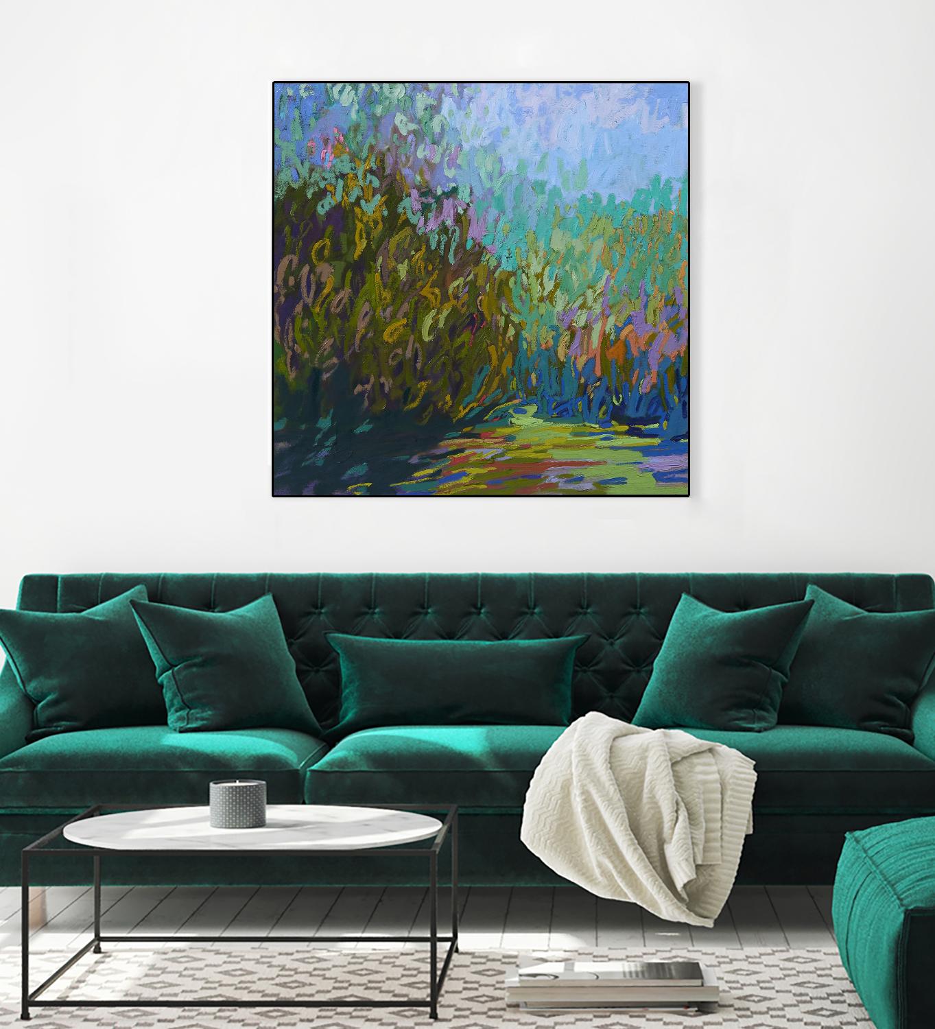 Colorfield #60 by Jane Schmidt on GIANT ART - multicolor landscapes; contemporary