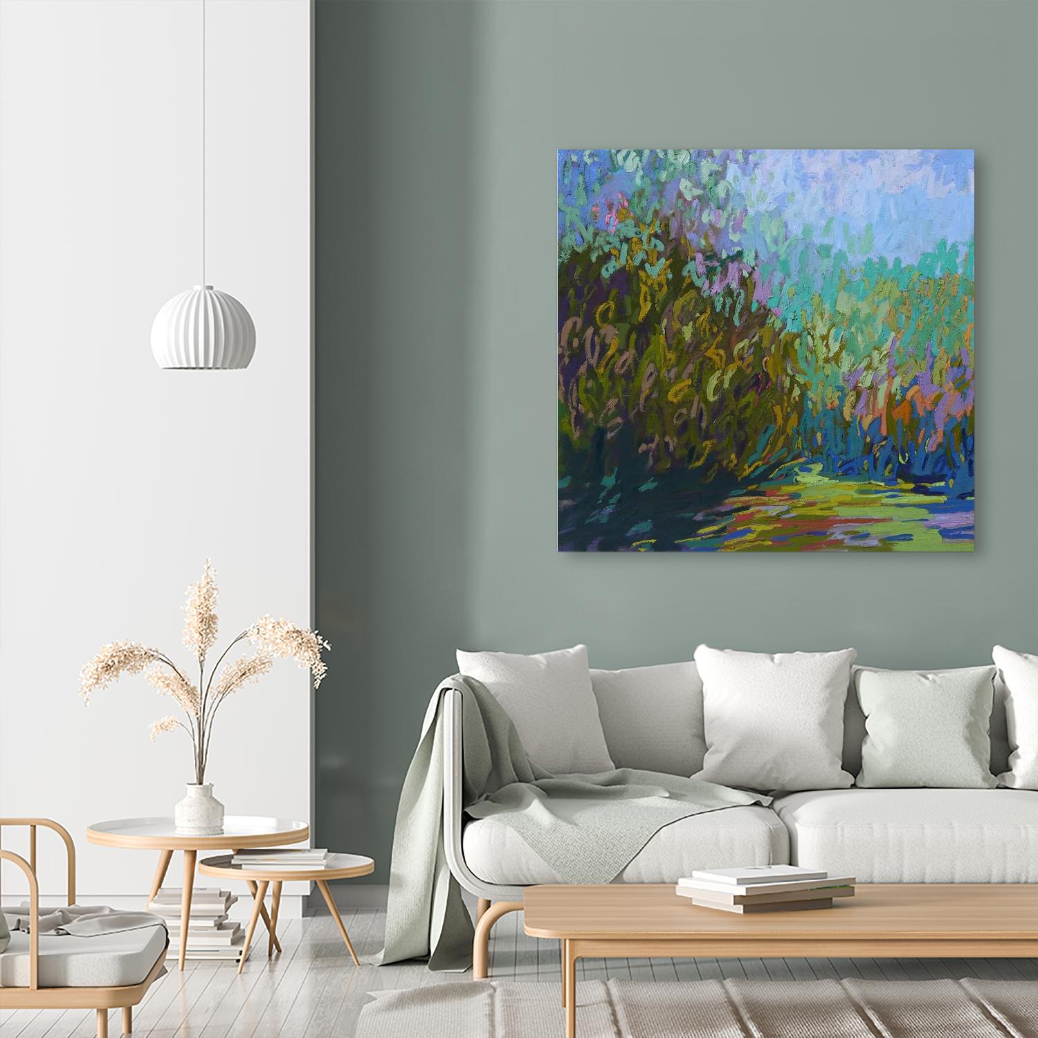 Colorfield #60 by Jane Schmidt on GIANT ART - multicolor landscapes; contemporary