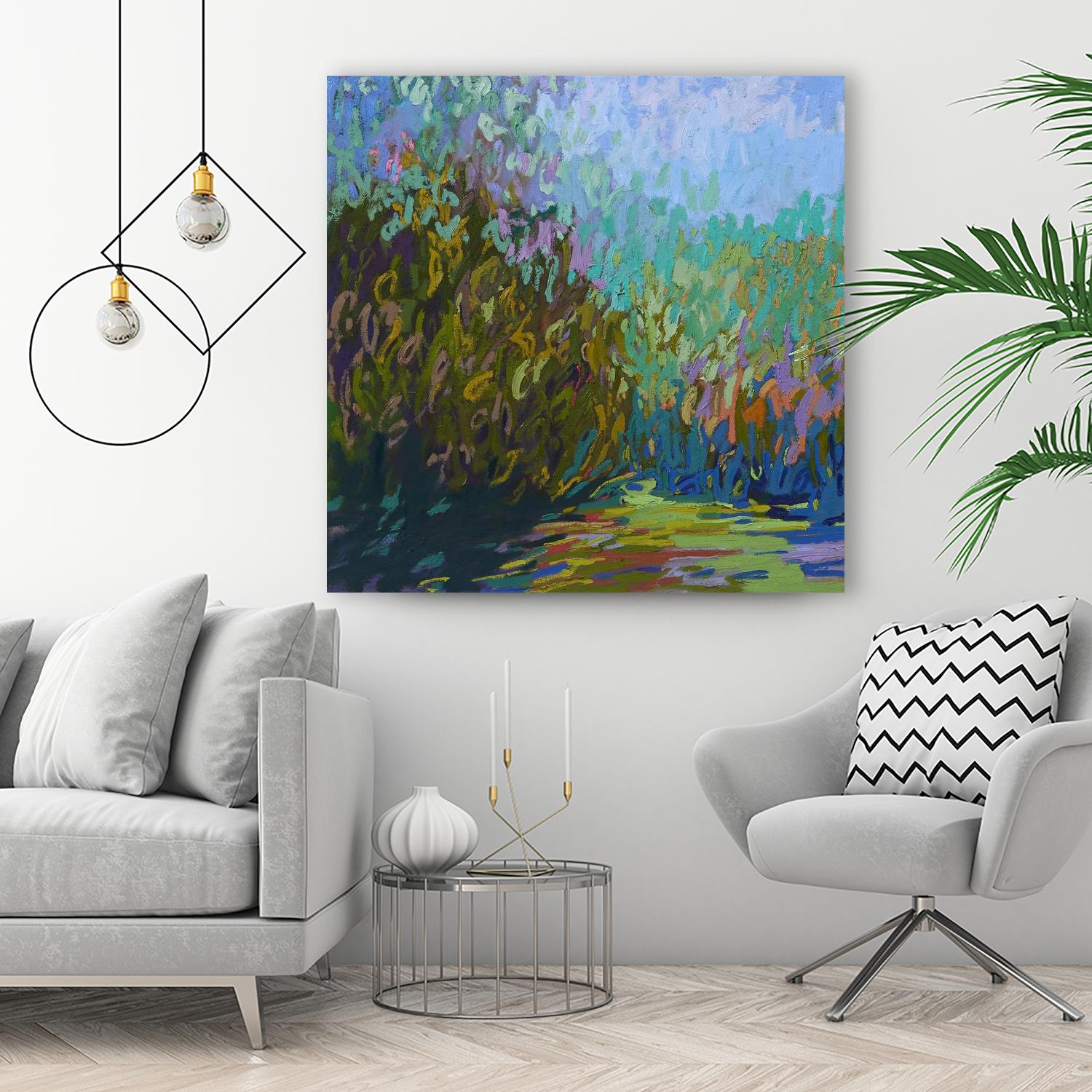 Colorfield #60 by Jane Schmidt on GIANT ART - multicolor landscapes; contemporary