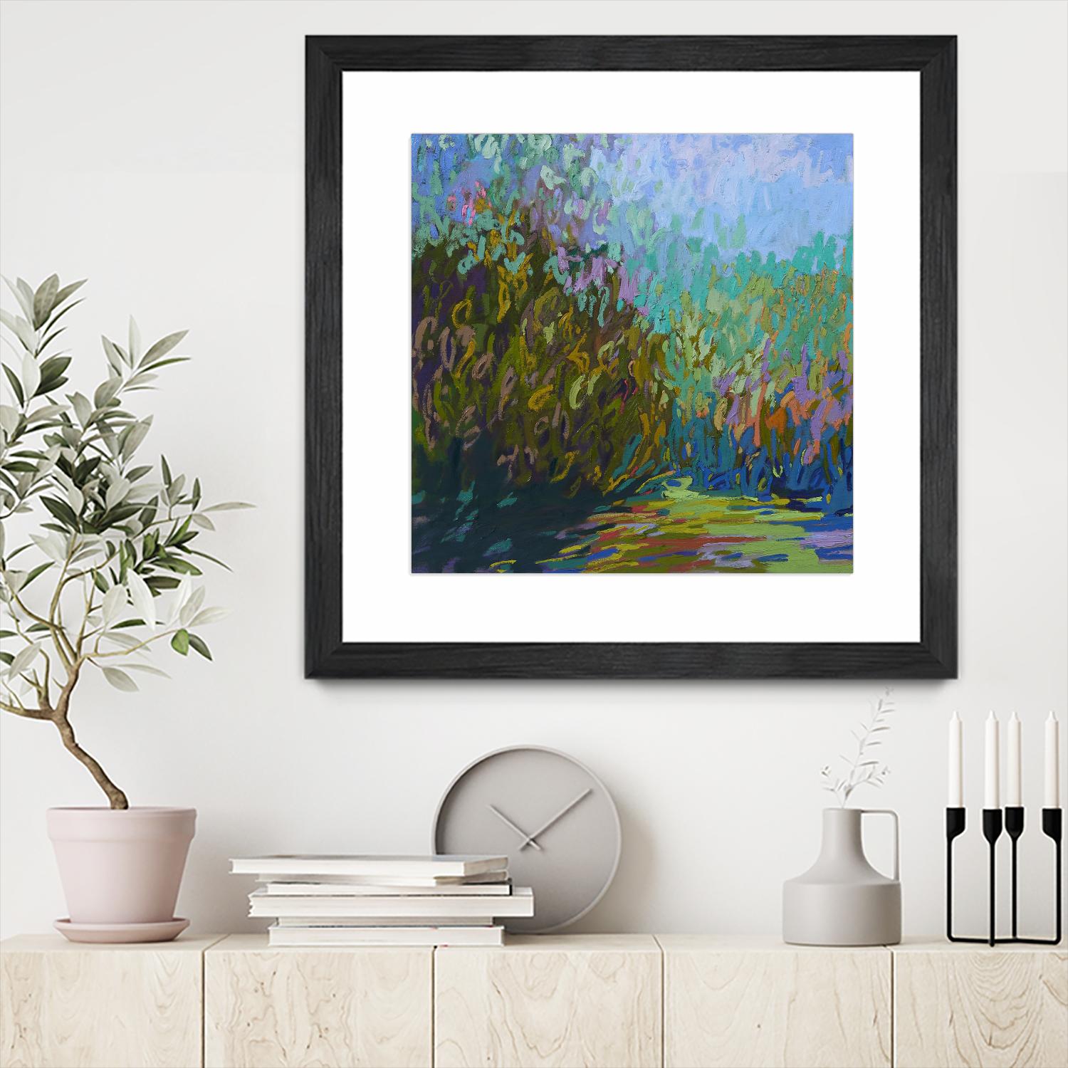 Colorfield #60 by Jane Schmidt on GIANT ART - multicolor landscapes; contemporary