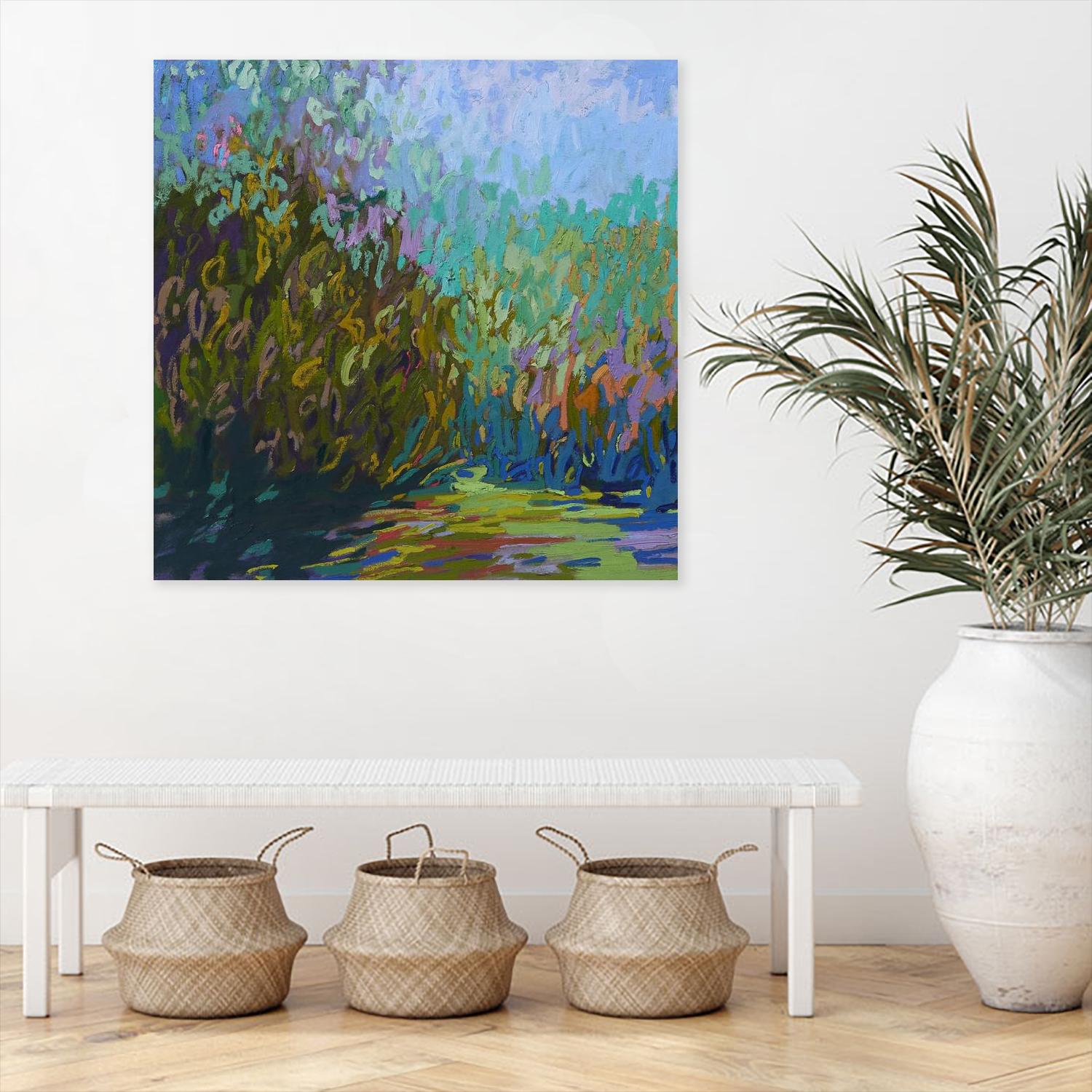 Colorfield #60 by Jane Schmidt on GIANT ART - multicolor landscapes; contemporary