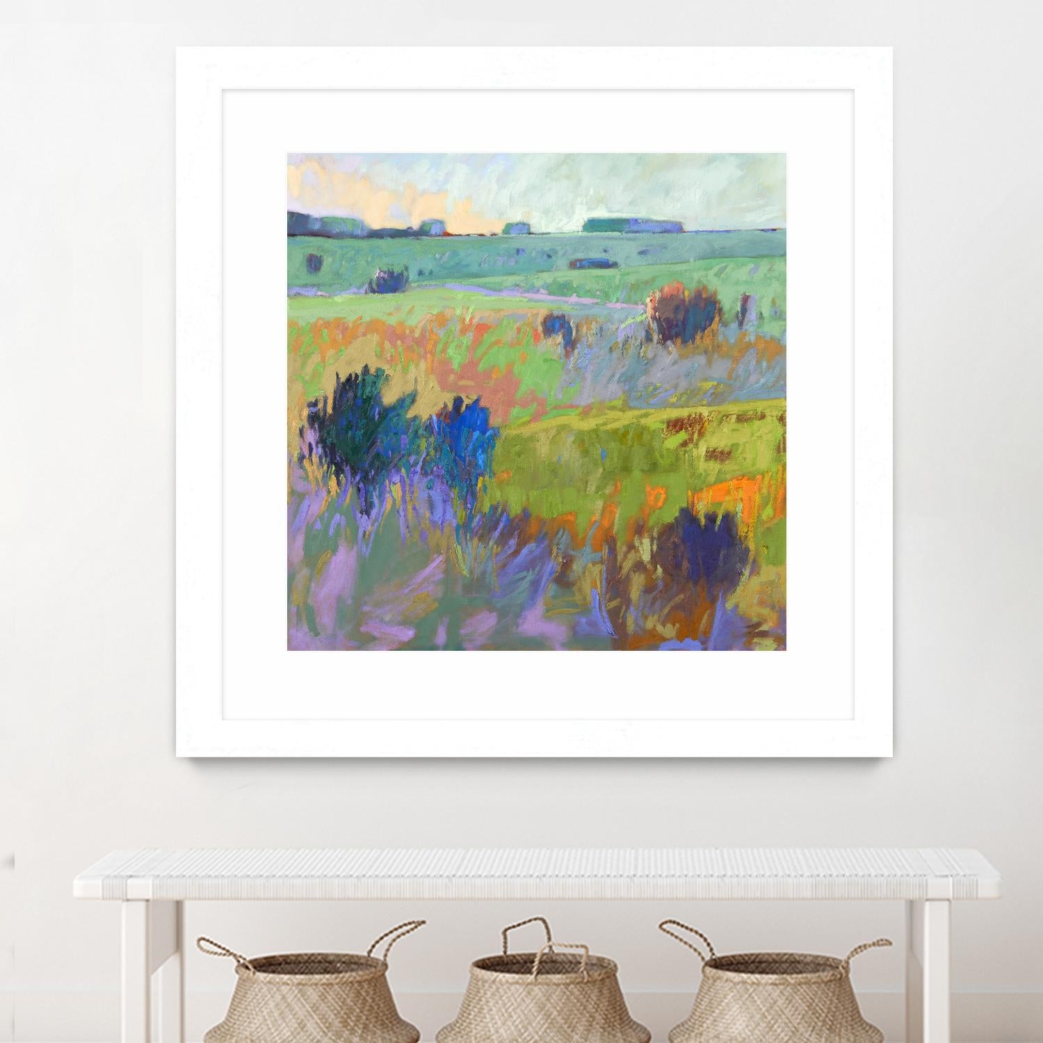 From Here to There by Jane Schmidt on GIANT ART - multicolor landscapes; contemporary