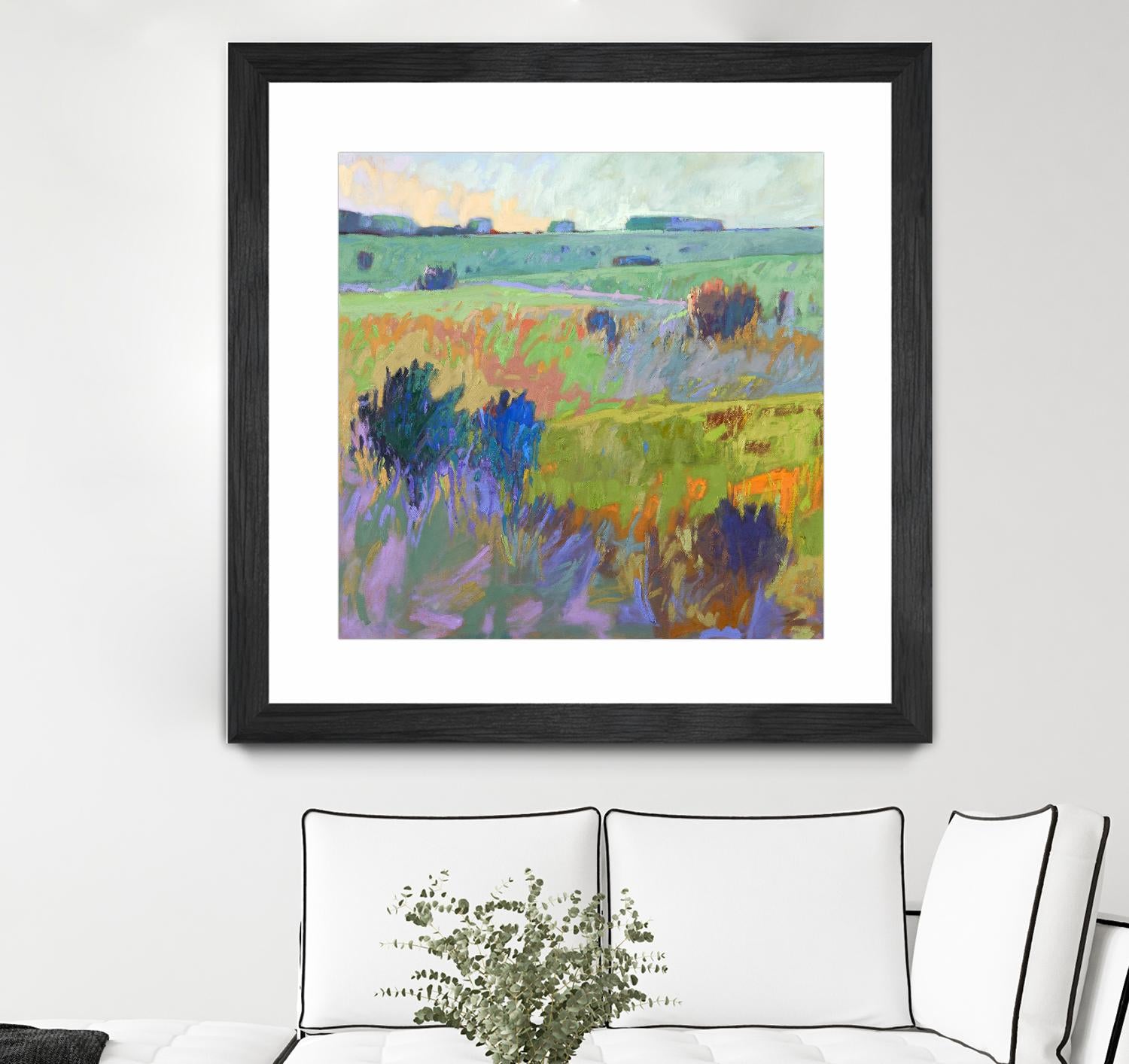 From Here to There by Jane Schmidt on GIANT ART - multicolor landscapes; contemporary