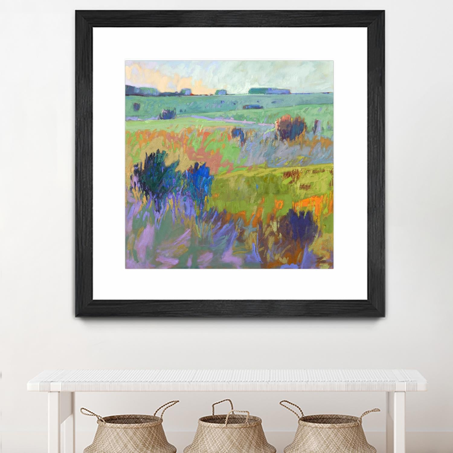 From Here to There by Jane Schmidt on GIANT ART - multicolor landscapes; contemporary