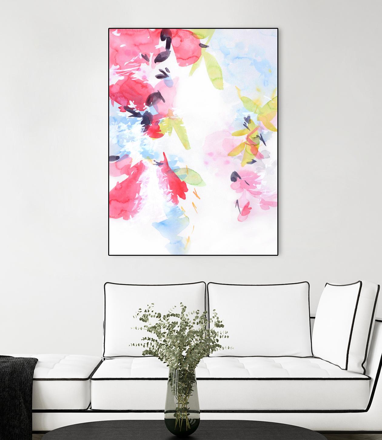 Spring Blossoms 1 by Elisa Sheehan on GIANT ART - multicolor abstracts; contemporary